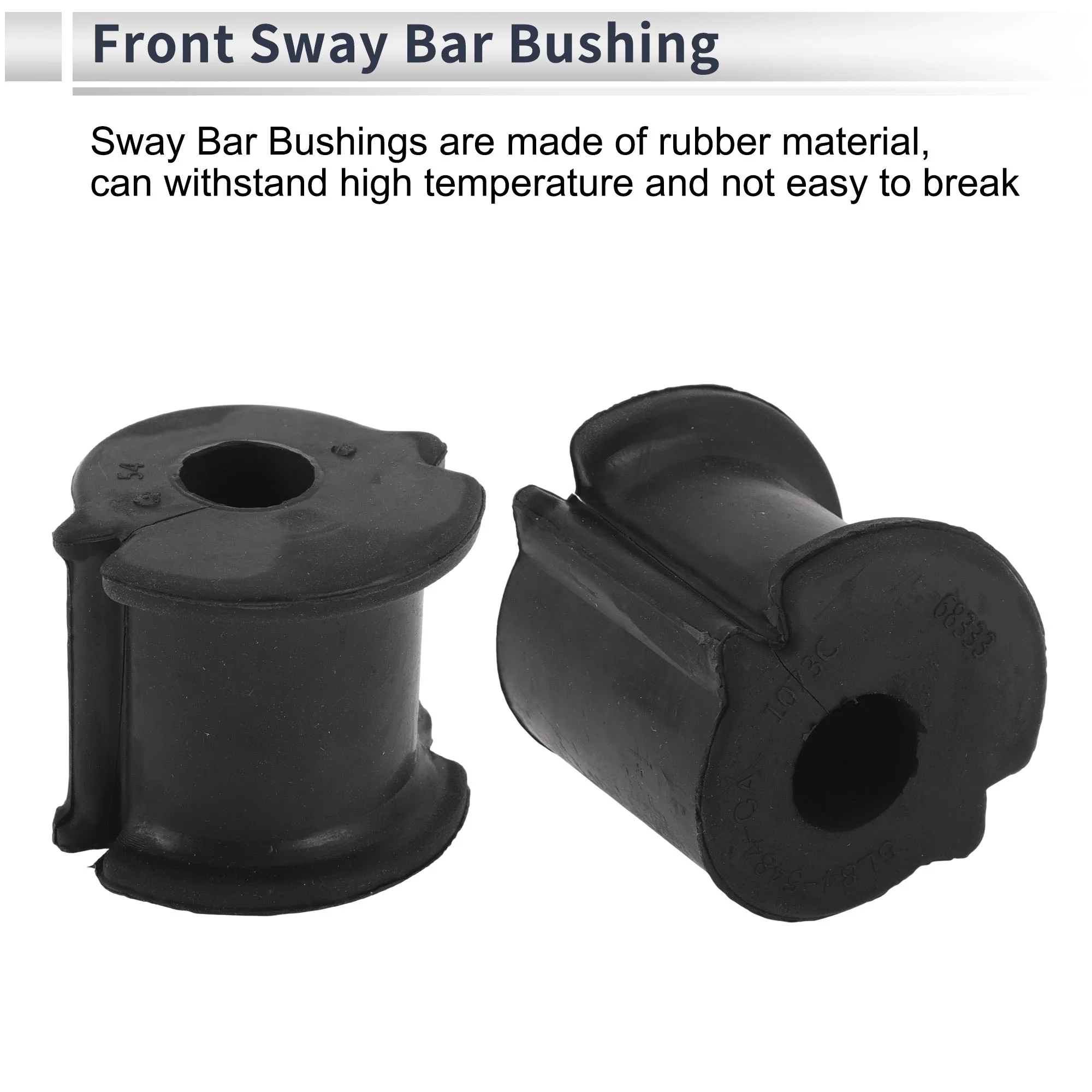 Front Stabilizer Bar Links with 2 Pcs Bushing for Mercury Mariner 2008-2011 Sway Bar Link Kits Suspension Bar End Links No.K80296/K201311 Red 1 Set - Image 7