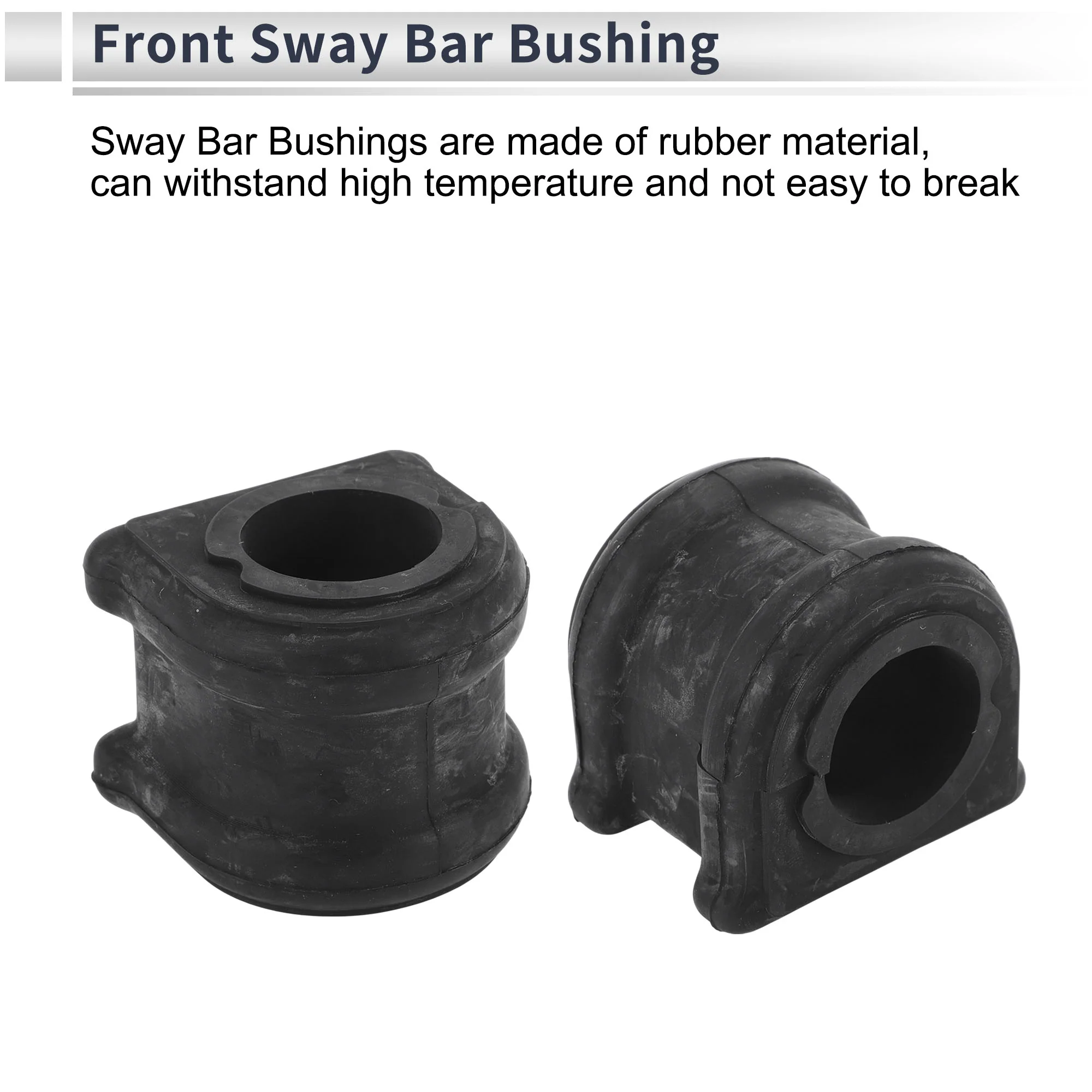 Front Stabilizer Bar Links with 2 Pcs Bushing for Jeep Grand Cherokee 2011-2015 Sway Bar Link Kits No.K750578/K750579/68184510AA Red - Image 7