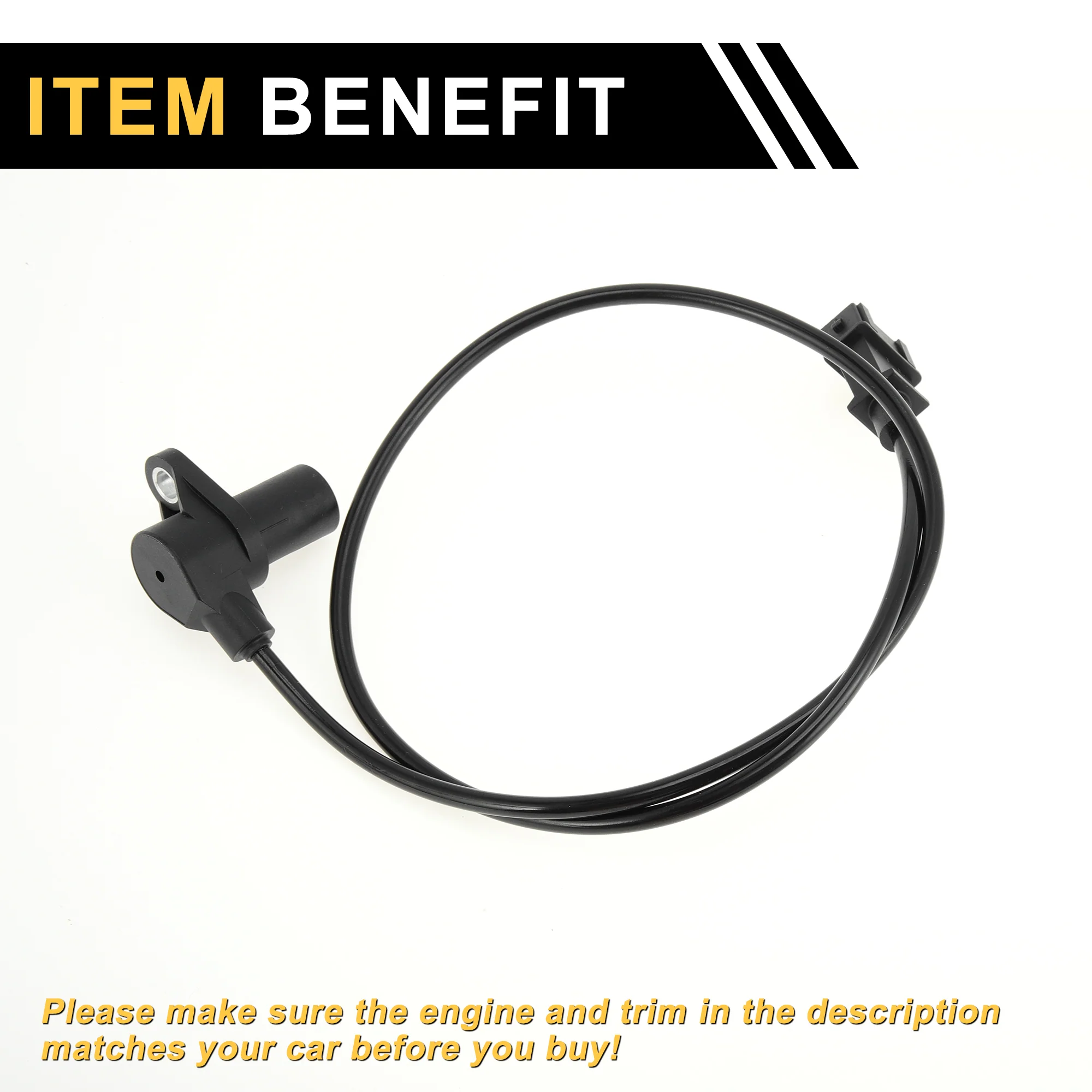 1 Pc No.82030048 Crankshaft Position Sensor for FIAT Tipo 1.6 1988-1991 Sturdy Car Engine Crank CKP Sensor - Image 7