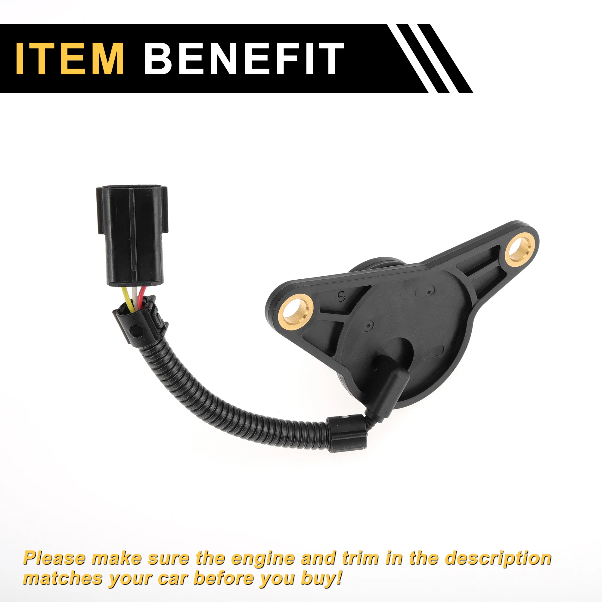 1 Pc No.0K131813X Crankshaft Position Sensor for Kia Sportage 1995-2002 Sturdy Car Engine Crank CKP Sensor - Image 7