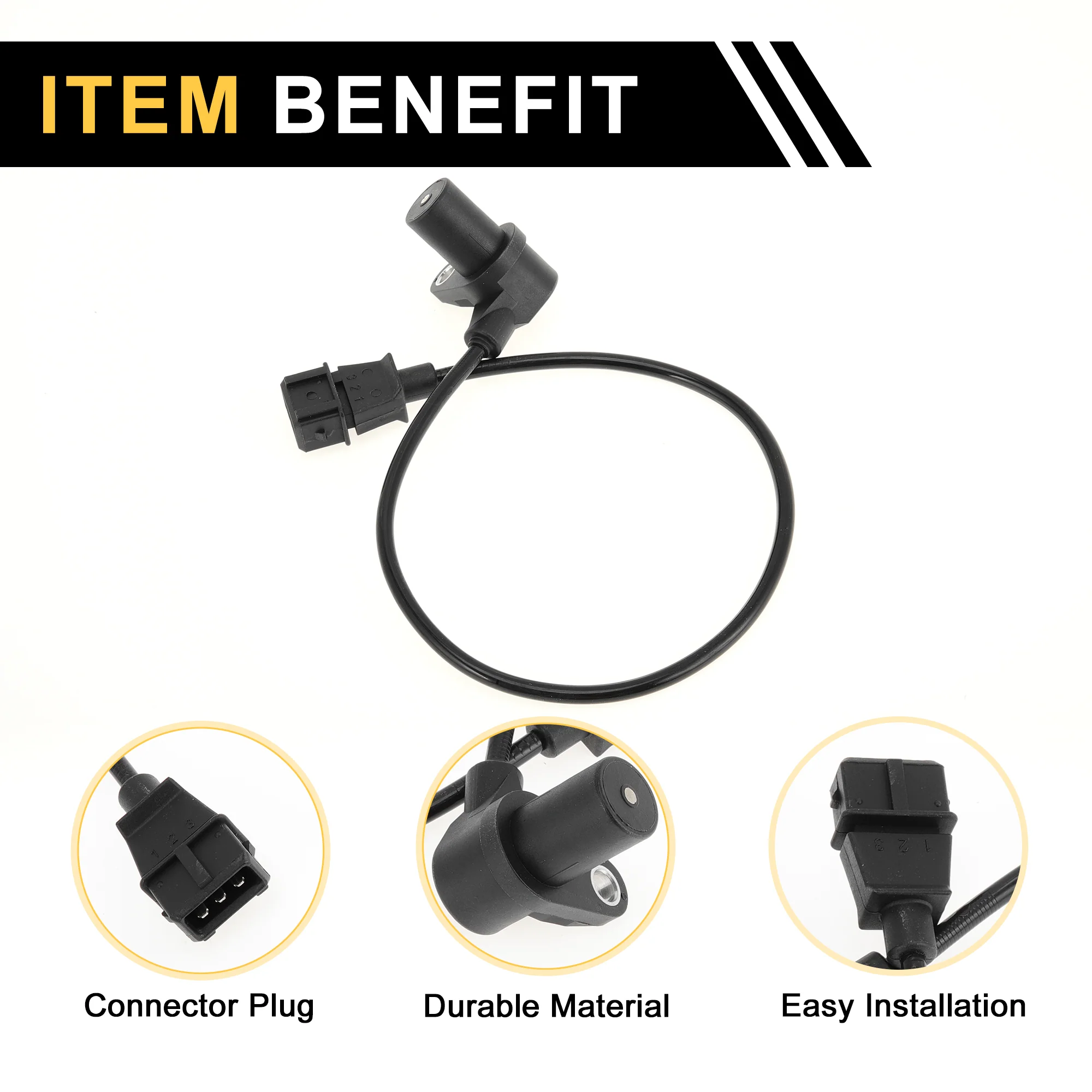 1 Pc No.46419399 Crankshaft Position Sensor for LANCIA Kappa 2.0 16V Turbo 95-01 Sturdy Car Engine Crank CKP Sensor - Image 4