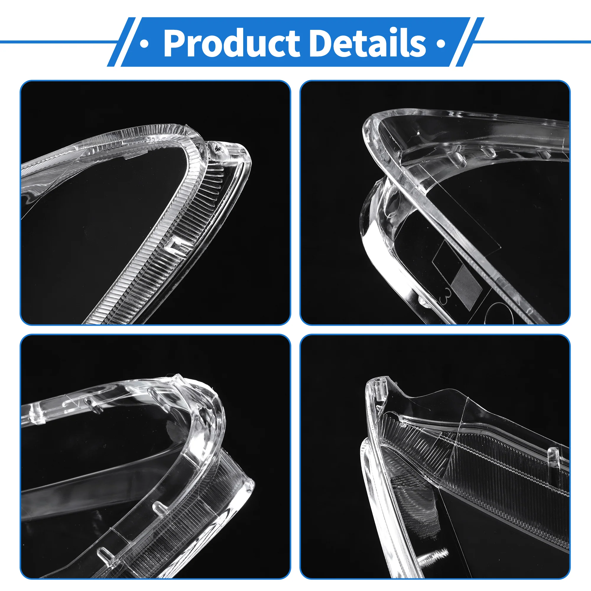 1 Pcs Car Front Left Headlight Lens Cover for Mazda CX-7 2007-2012 PC Clear - Image 4