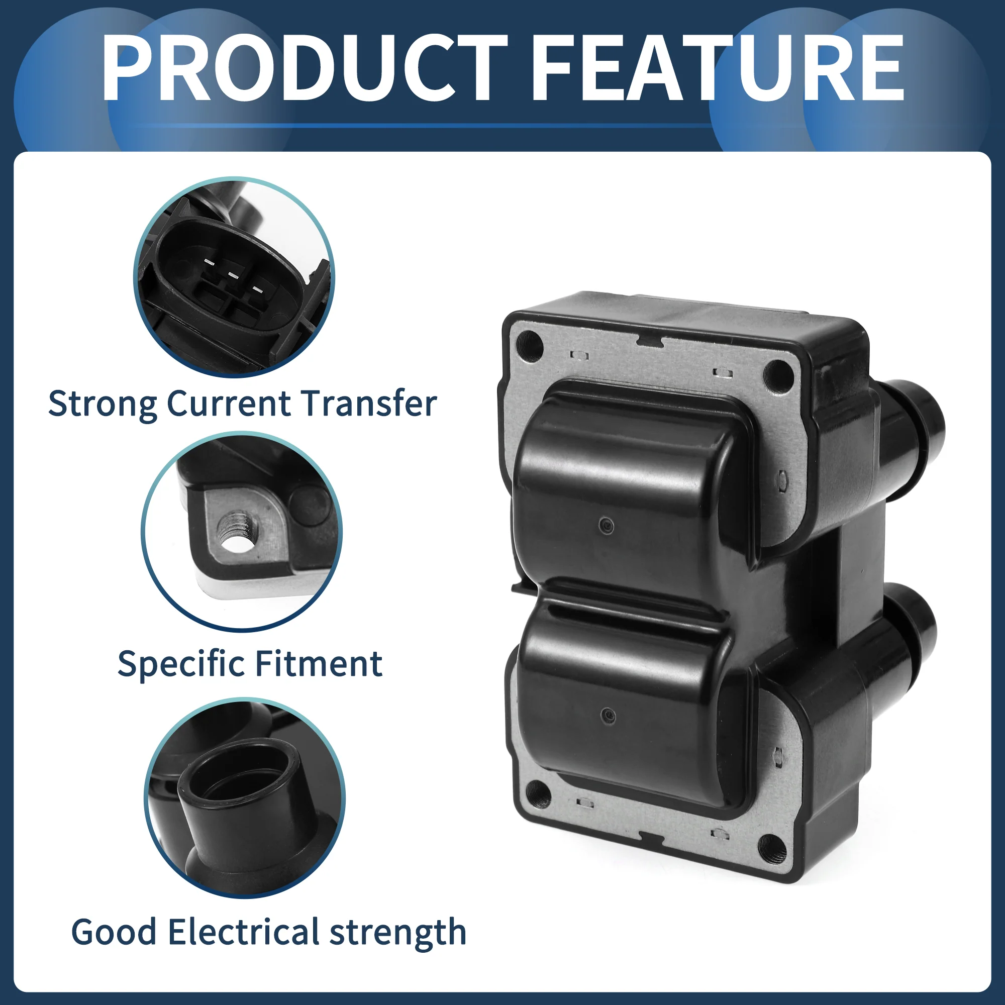 Ignition Coil Ignition Coil Pack No.1008887 for Ford Contour 1995-1999 - Image 6