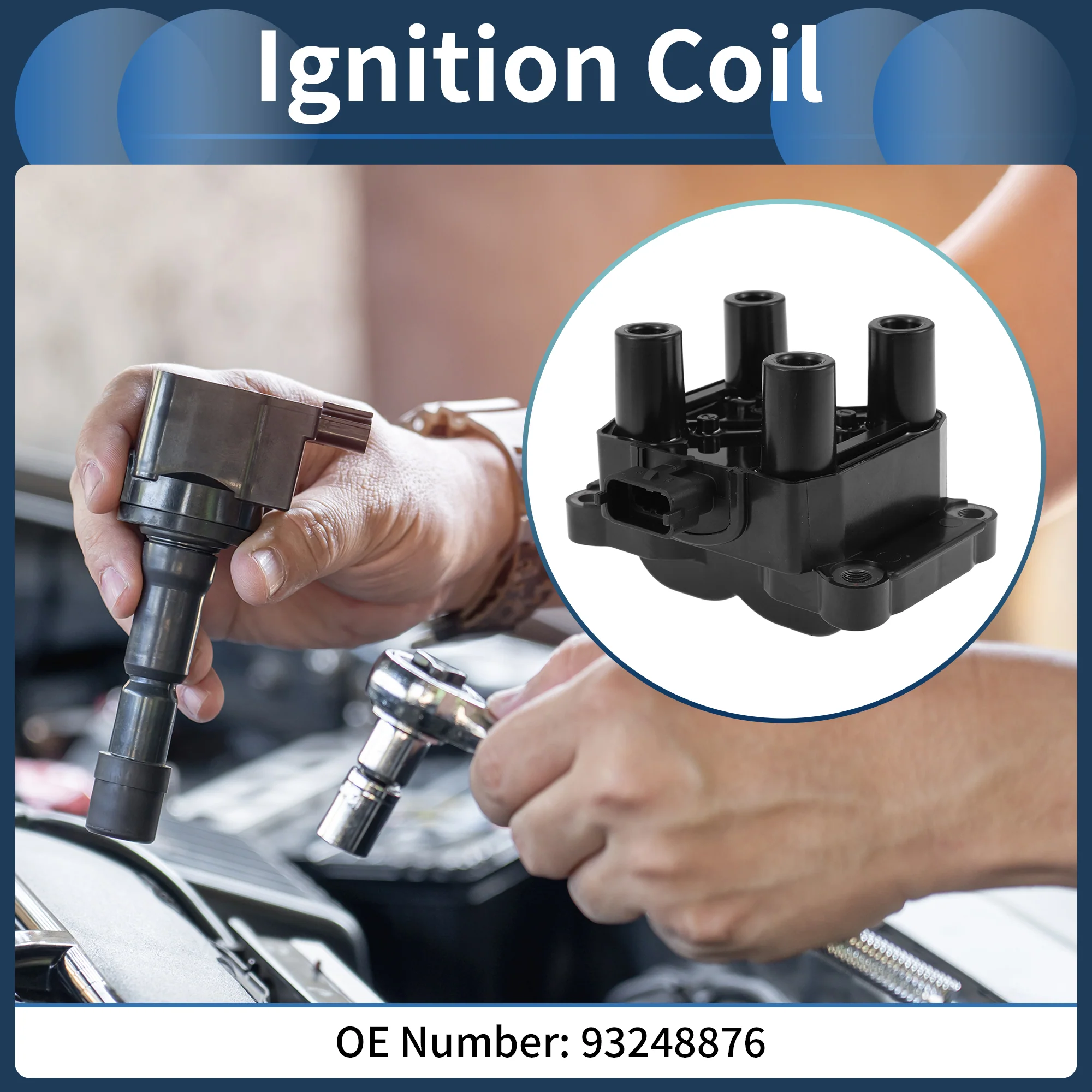 Ignition Coil Ignition Coil Pack OE Number:93248876 for Chevrolet for Astra L4 2.0L 2004-2007 - Image 2