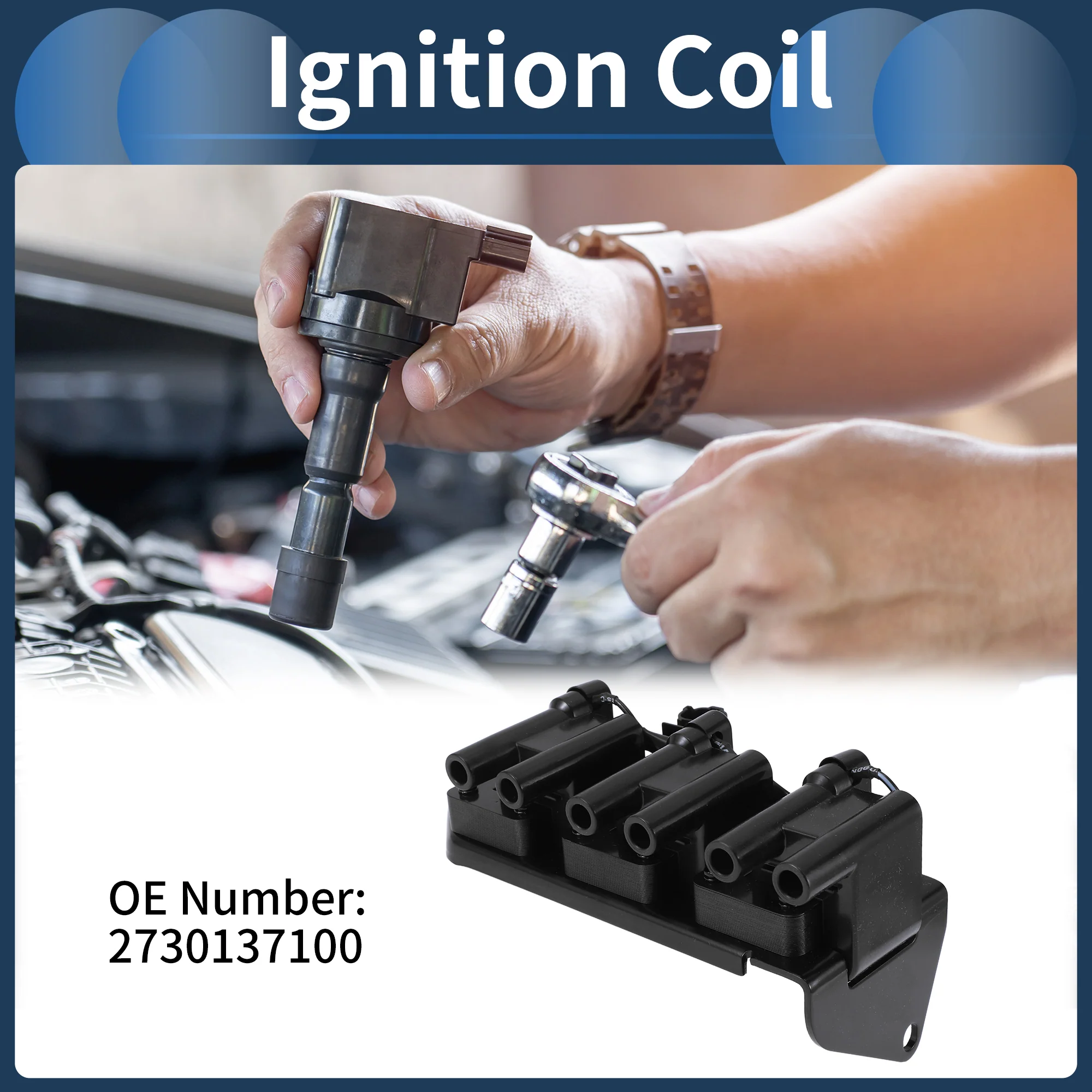 Ignition Coil Ignition Coil Pack OE Number:2730137100 for Kia Magentis 2002-2006 - Image 3
