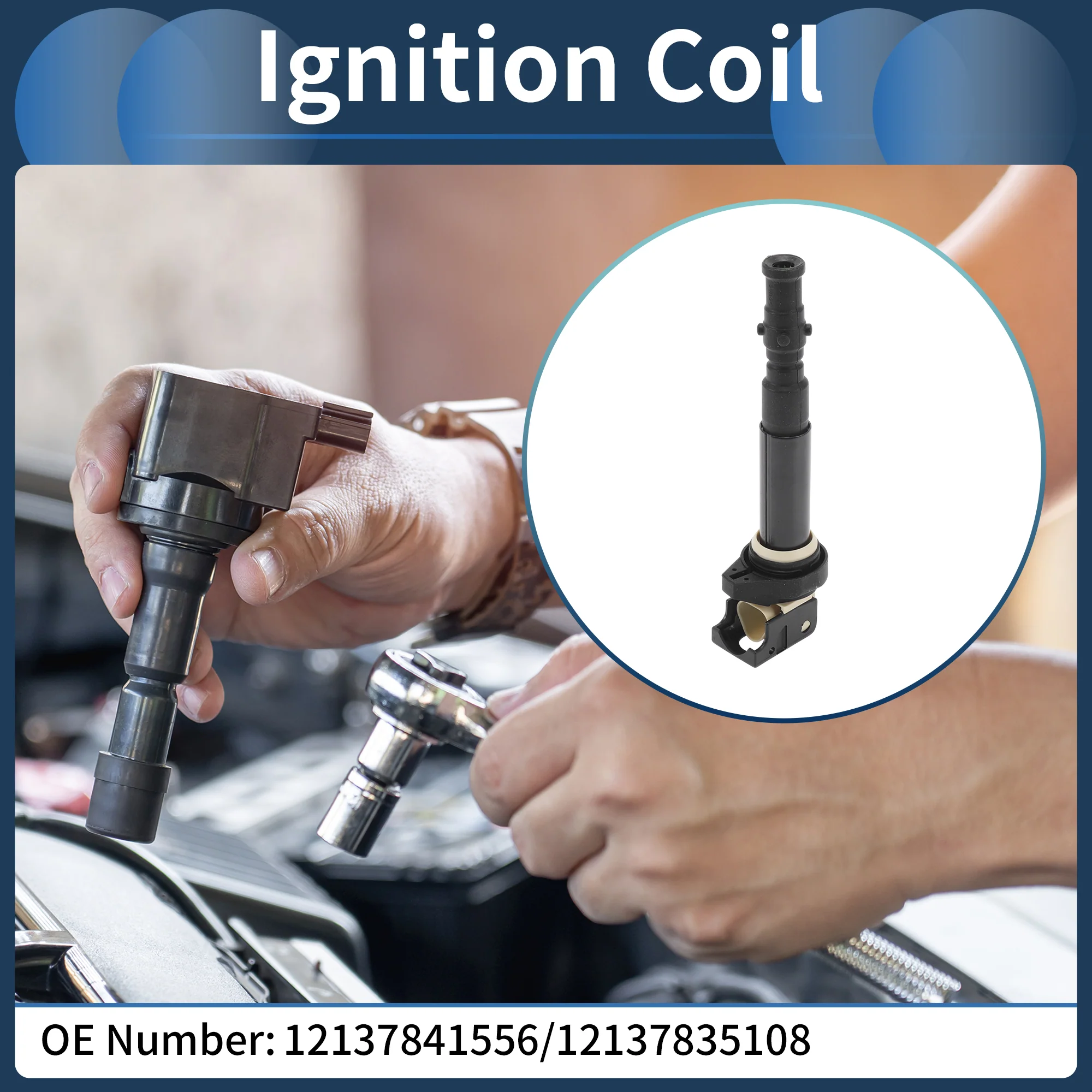 Ignition Coil Ignition Coil Pack No.12137841556 for BMW M5 5.0L 2006-2010 - Image 2