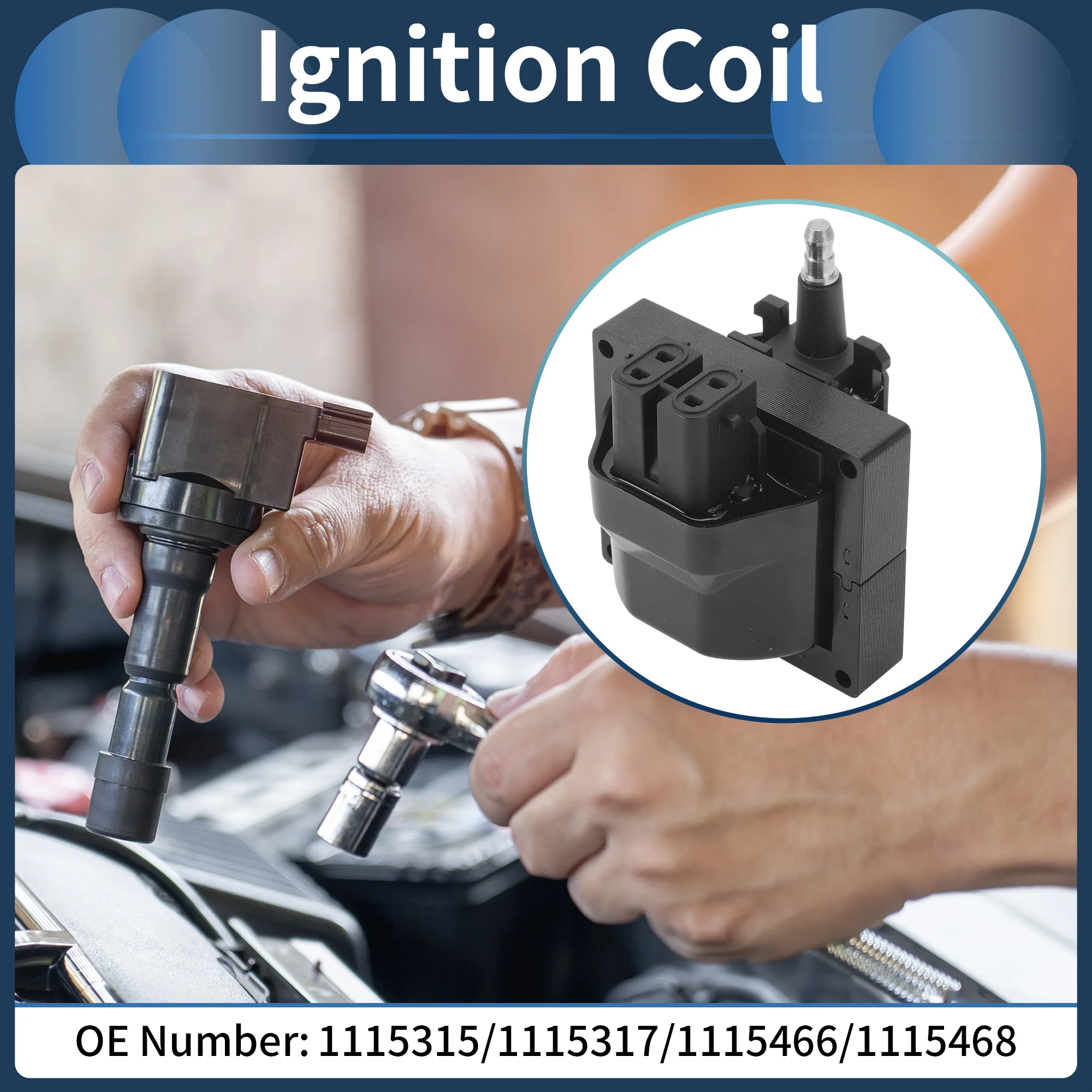 Ignition Coil Ignition Coil Pack No.1115315/1115317/1115466/1115468 for Buick Century 1985-1986 - Image 2