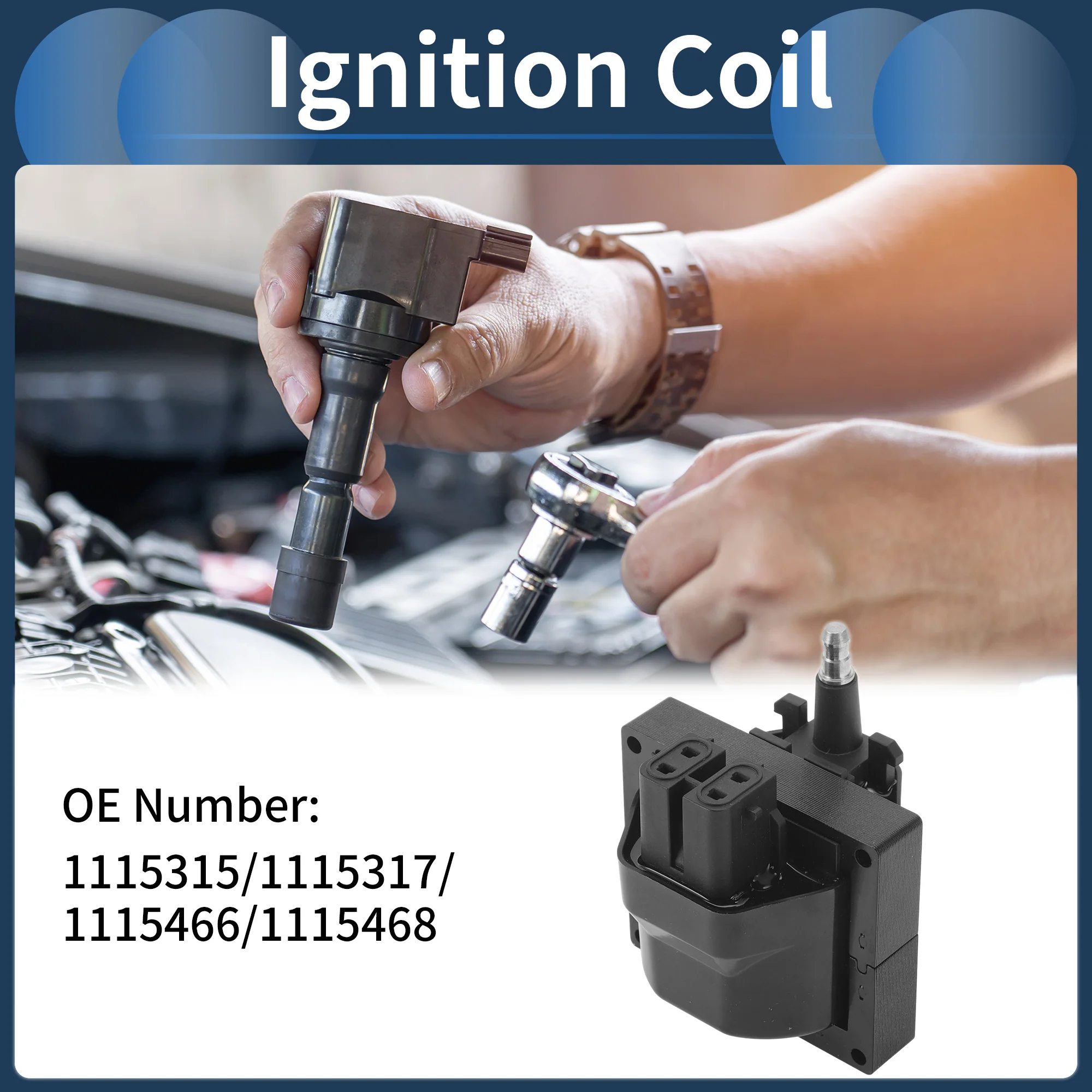 Ignition Coil Ignition Coil Pack No.1115315/1115317/1115466/1115468 for Buick Century 1985-1986 - Image 3