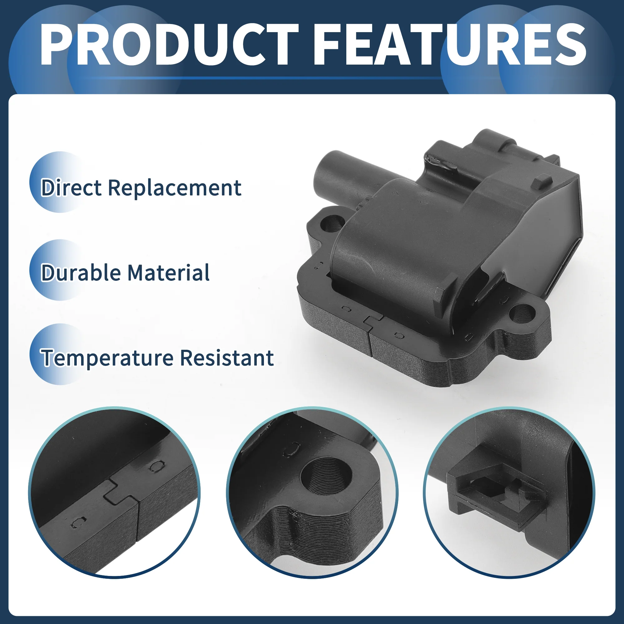 Ignition Coil Ignition Coil Pack No.12556450/12558948/138826 for Cadillac CTS 2004-2005 - Image 5