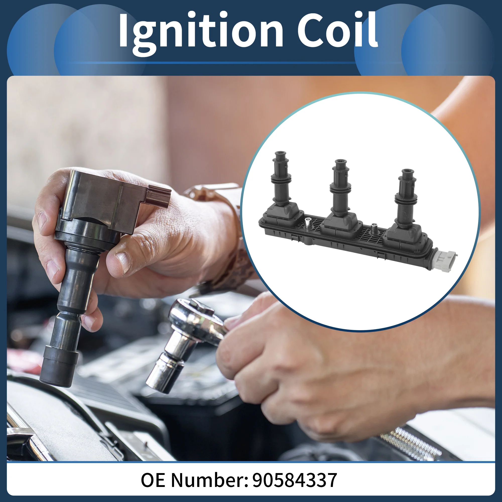 Ignition Coil Ignition Coil Pack No.90584337 for Saturn Vue 2002-2003 - Image 2