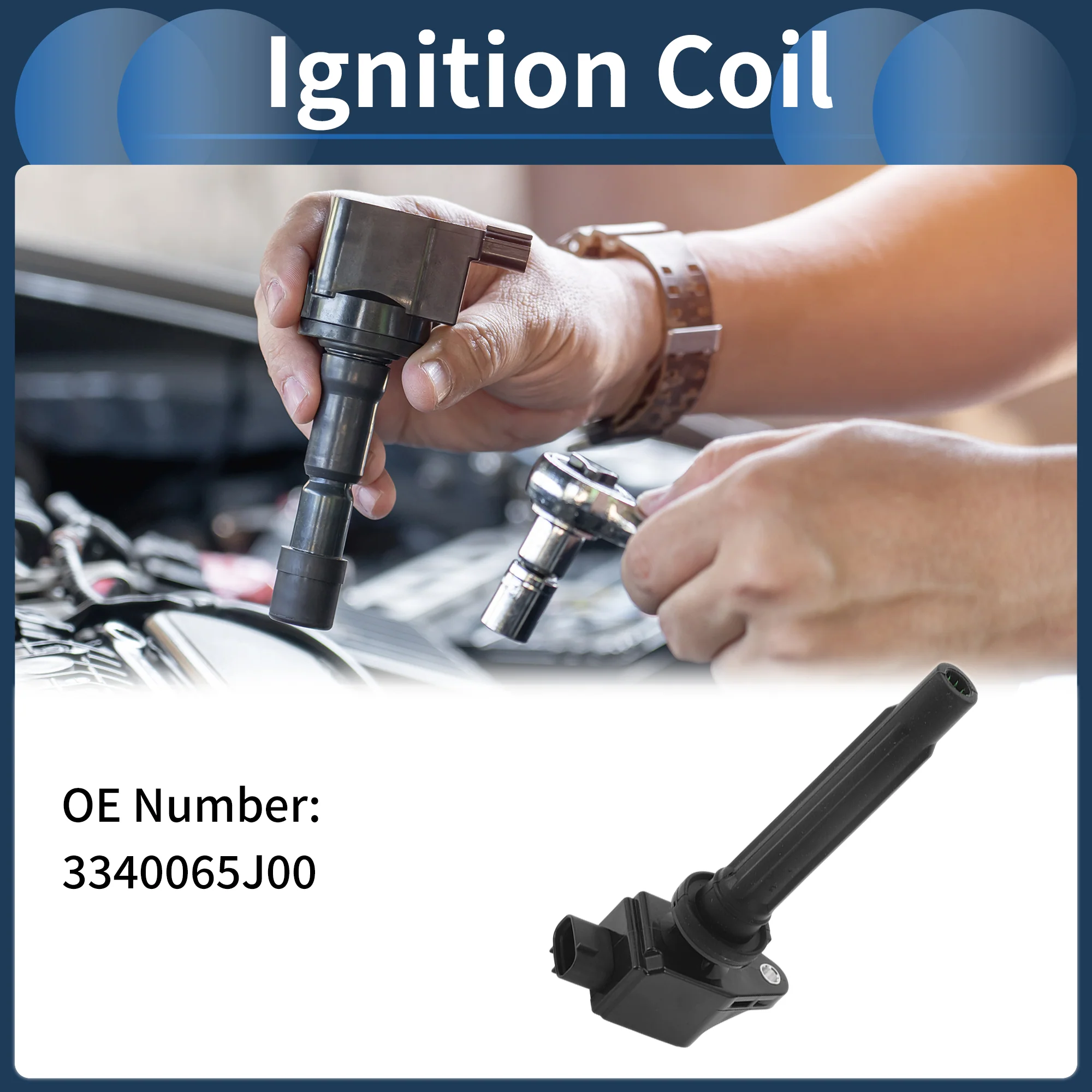 Ignition Coil Ignition Coil Pack No.3340065J00 for Suzuki Grand Vitara 2.7L V6 2006-2008 - Image 3
