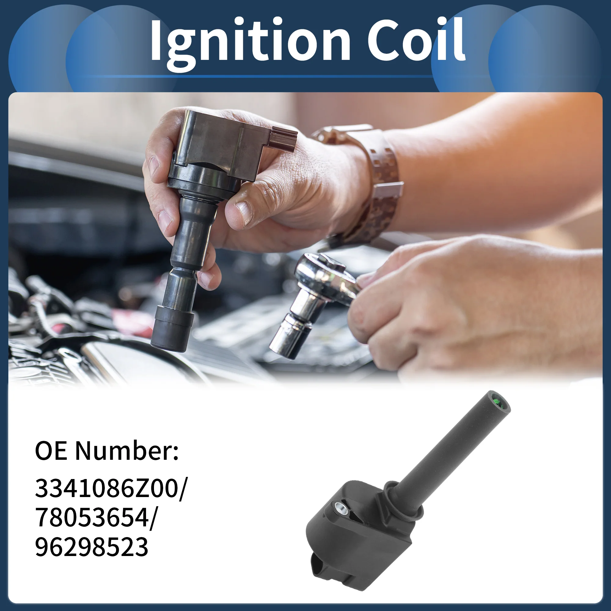 Ignition Coil Ignition Coil Pack No.3341086Z00 for Chevrolet Epica 2004-2006 L6 2.5L - Image 3