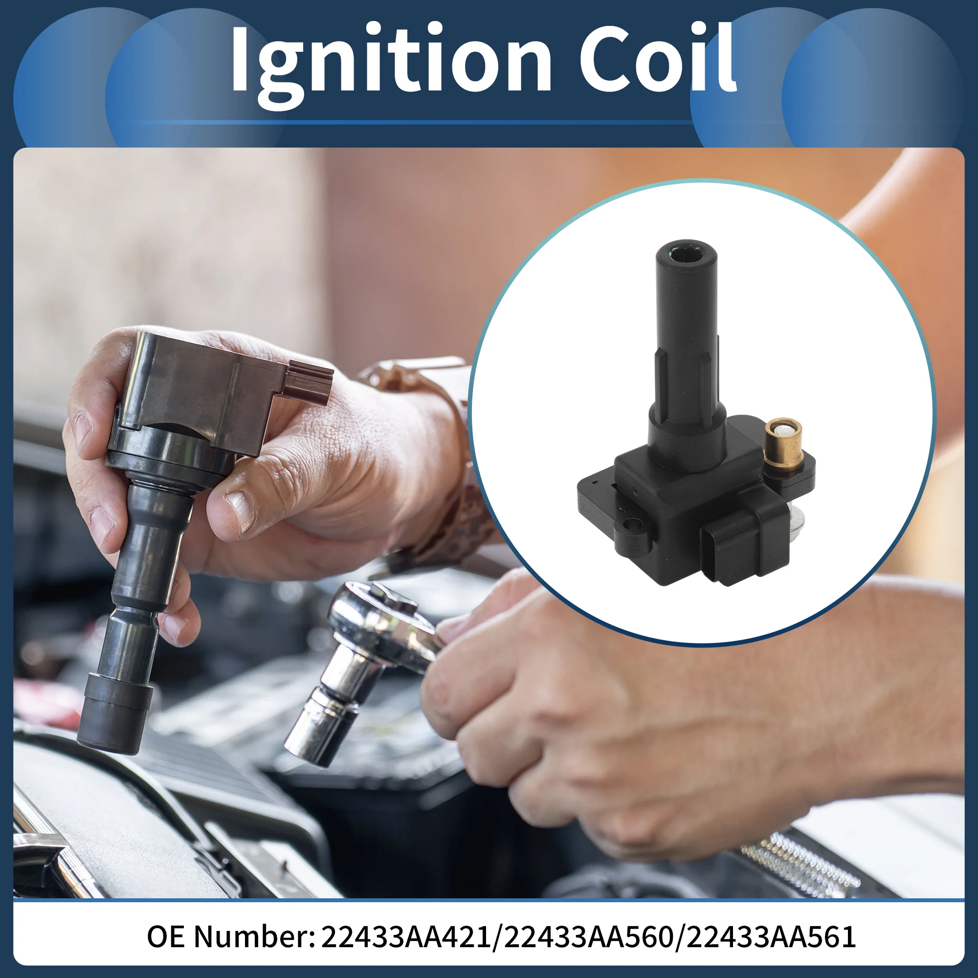 Ignition Coil Ignition Coil Pack No.22433AA421/22433AA560/22433AA561 for Subaru Impreza WRX 2.0L H4 2002-2003 - Image 2