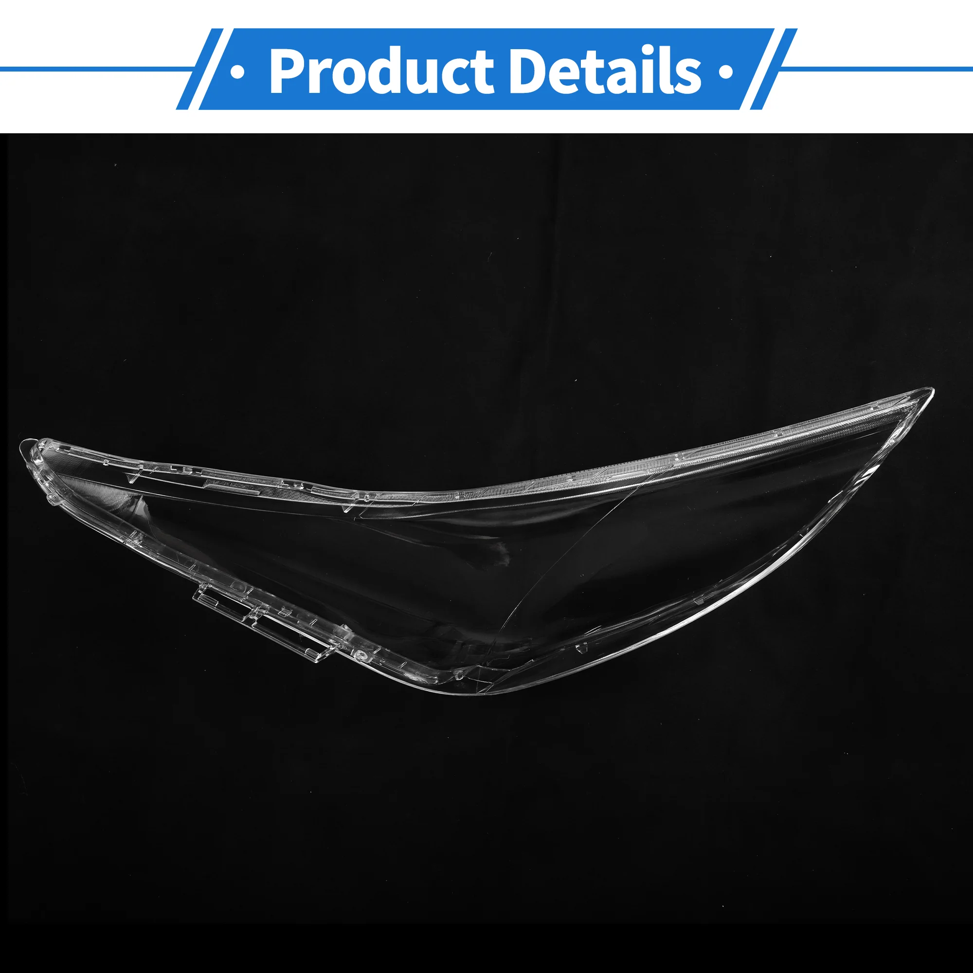 1 Pcs Car Front Right Headlight Lens Cover for Hyundai Sonata 2011-2014 PC Clear - Image 5