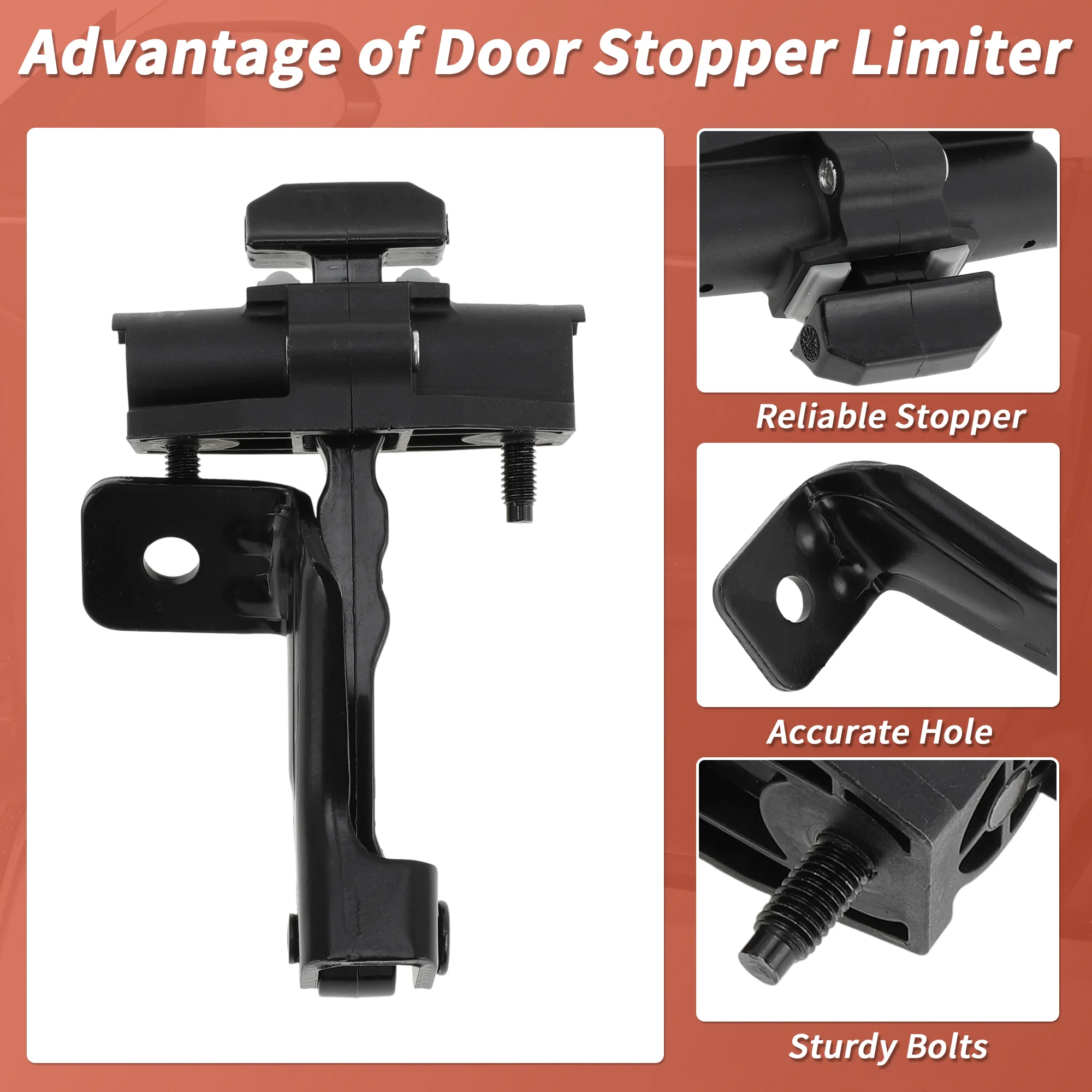 Front Left Door Check Strap Stop for Telsa Model 3 2017-2021 1089507-00-D - Image 4