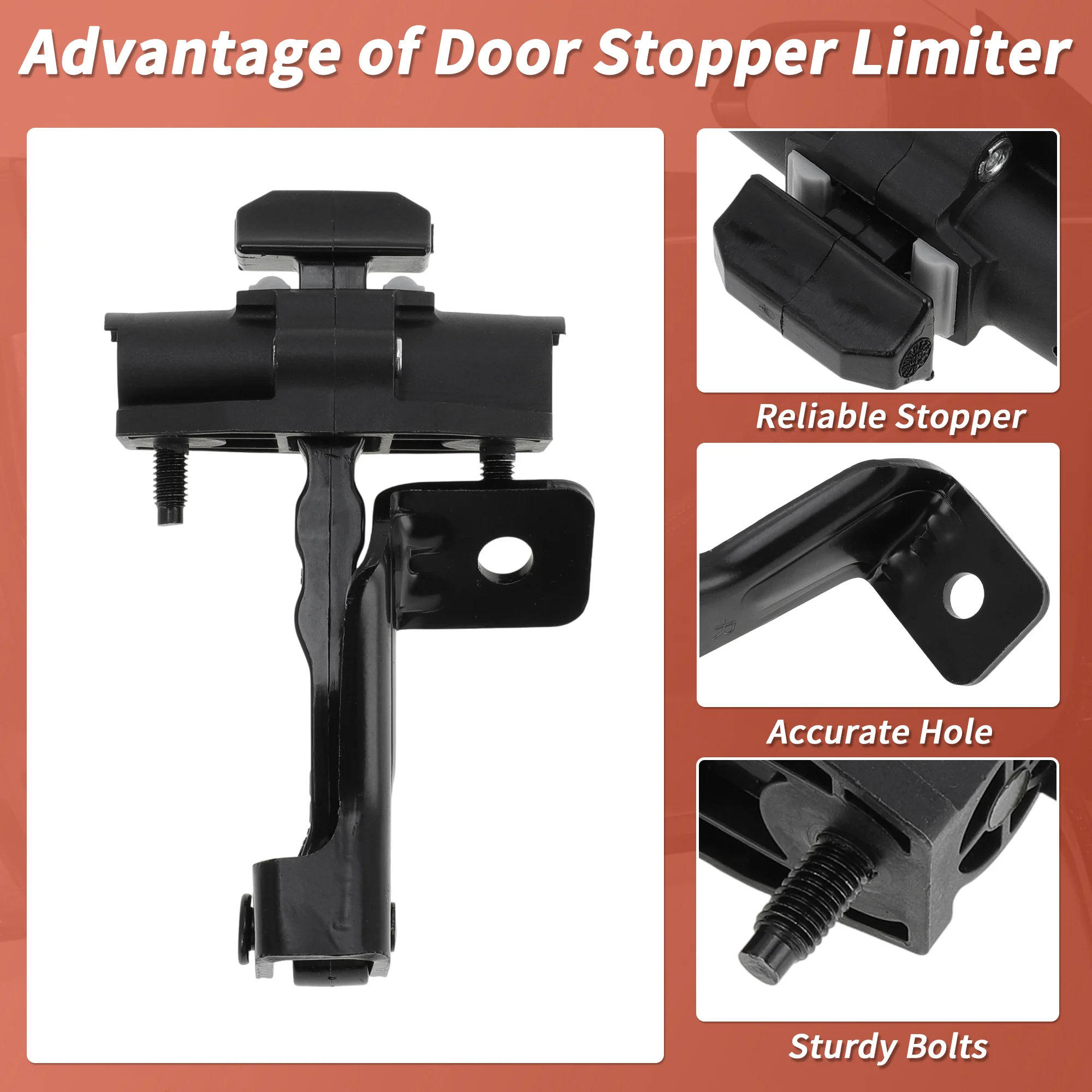 Front Right Door Check Strap Stop for Telsa Model 3 2017-2021 1110298-00-D - Image 4