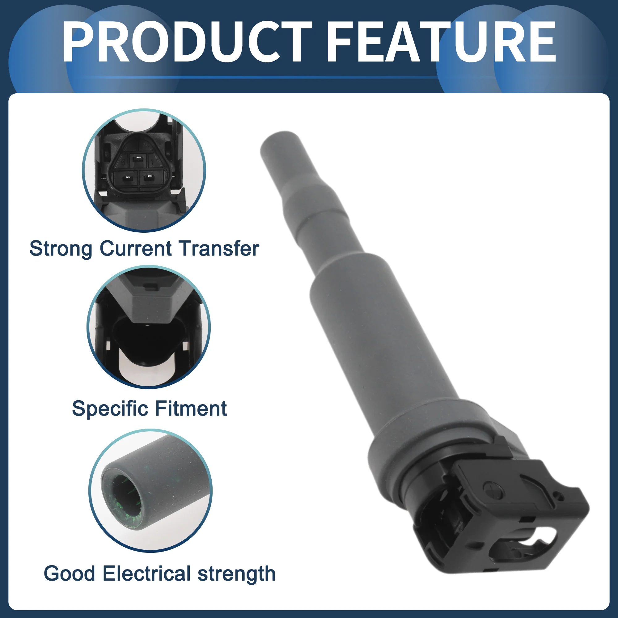 Ignition Coil Ignition Coil Pack No.12137594936/0221504465 for BMW 1 Series m 2011 - Image 6