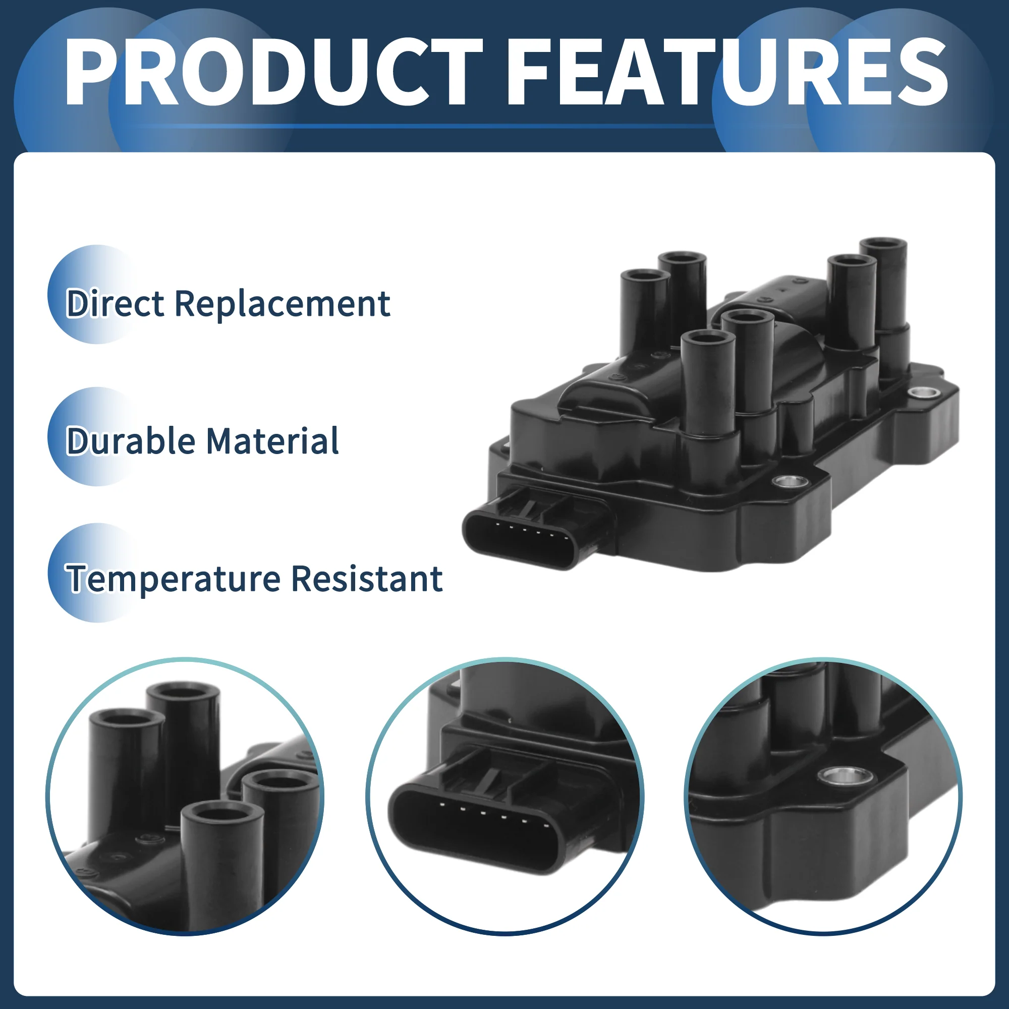 Ignition Coil Ignition Coil Pack No.12568185/12579177/12587153/12595088 for Buick Lucerne 2009-2011 - Image 5