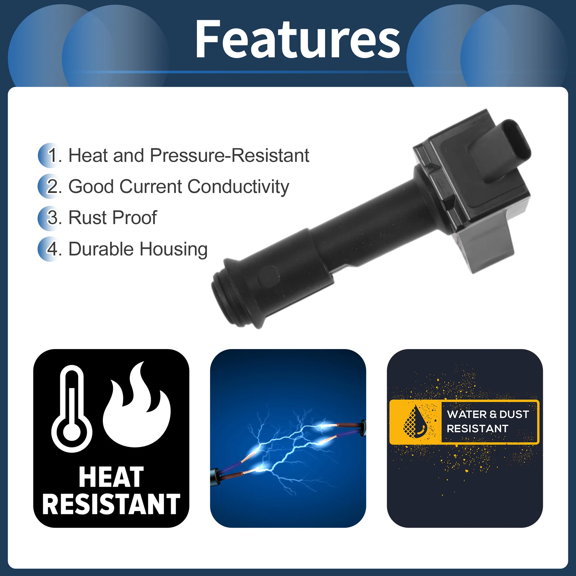 Ignition Coil Ignition Coil Pack No.HX7Z12029A for Ford Escape 2020-2021 L3 1.5L - Image 7