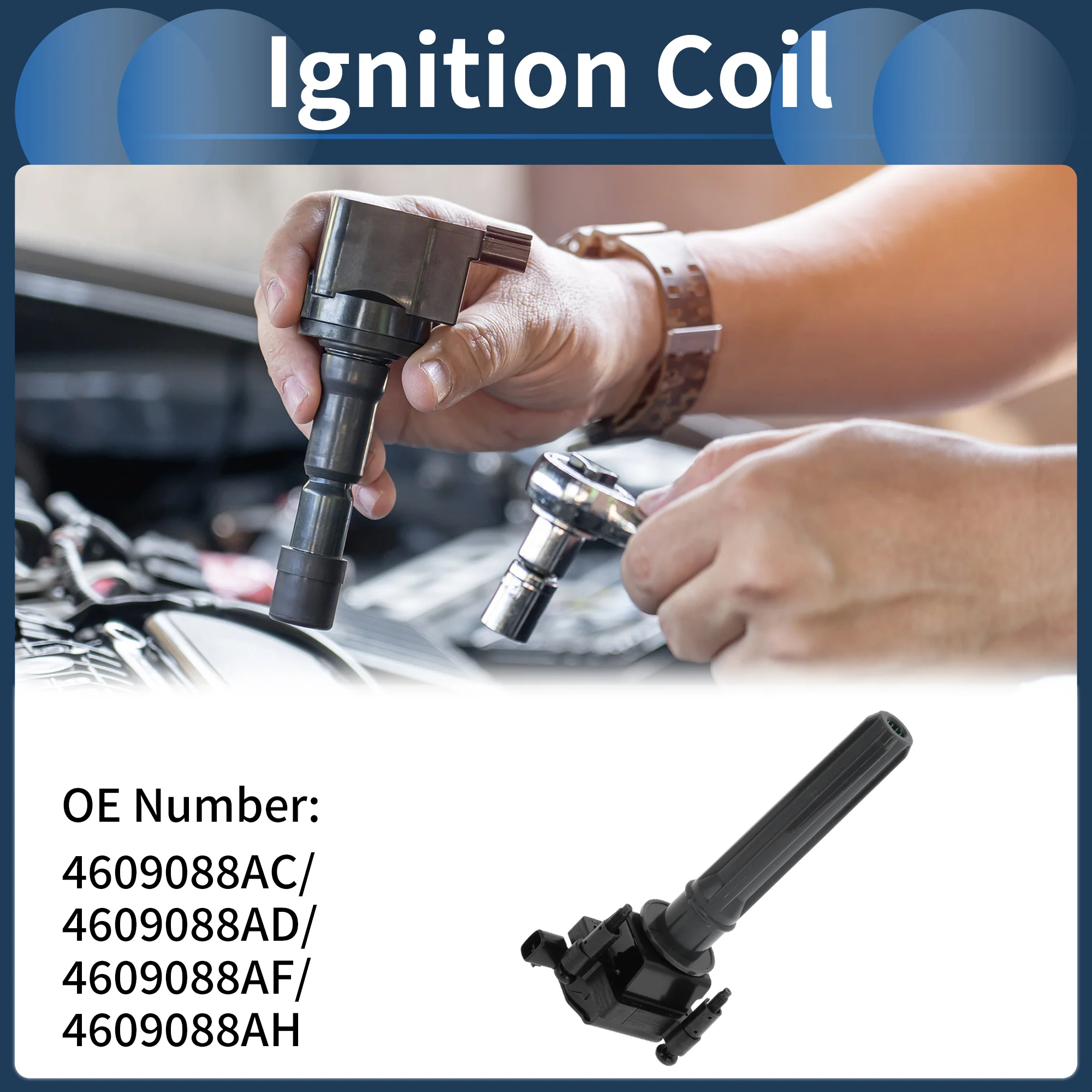 Ignition Coil Ignition Coil Pack No.4609088AC/4609088AD/4609088AF/4609088AH for Chrysler 300 3.5L 2005 - Image 3