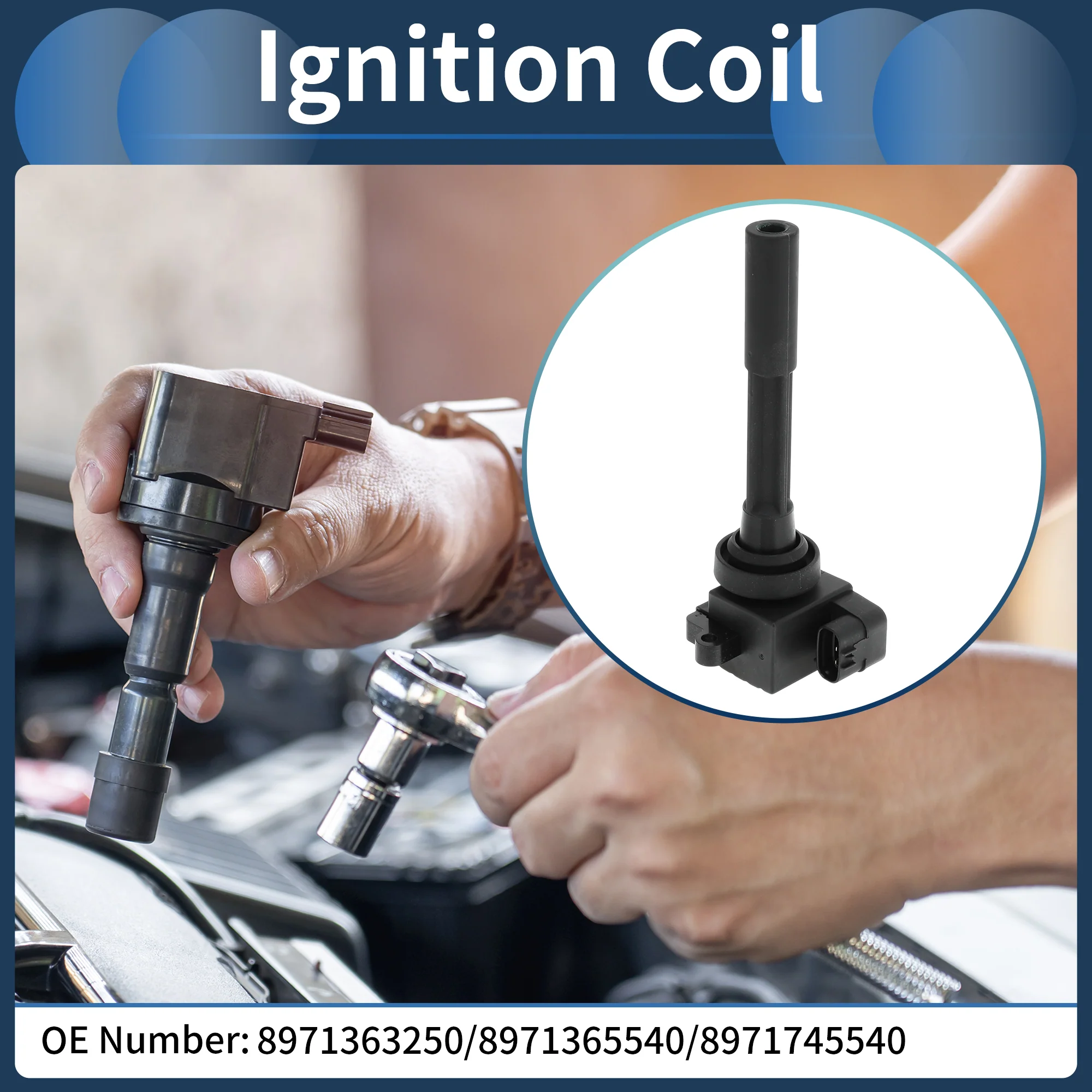 Ignition Coil Ignition Coil Pack No.8971363250/8971365540/8971745540 for Acura SLX V6 3.5L 1998-1999 - Image 2