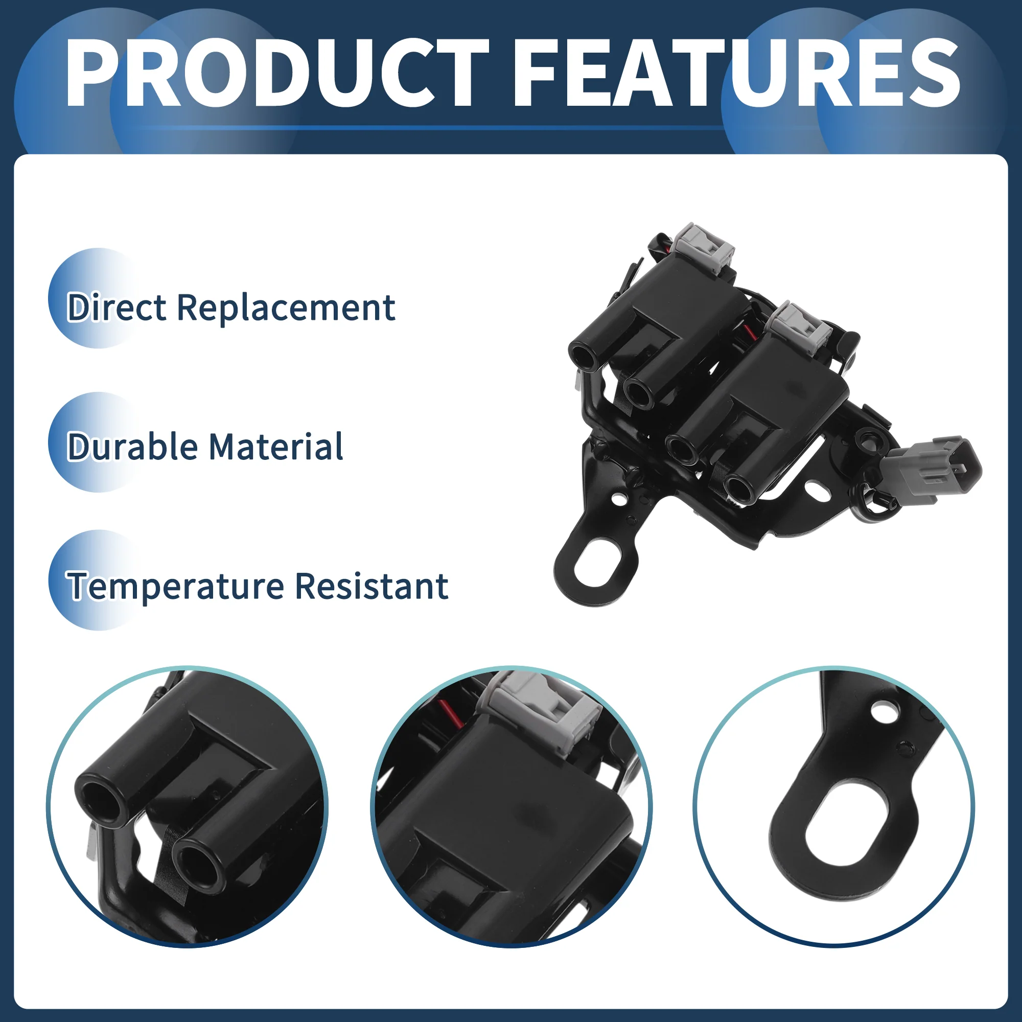 Ignition Coil Ignition Coil Pack No.2730123900 for Hyundai Elantra I4 2.0L Petrol Sedan 2003-2006 - Image 5