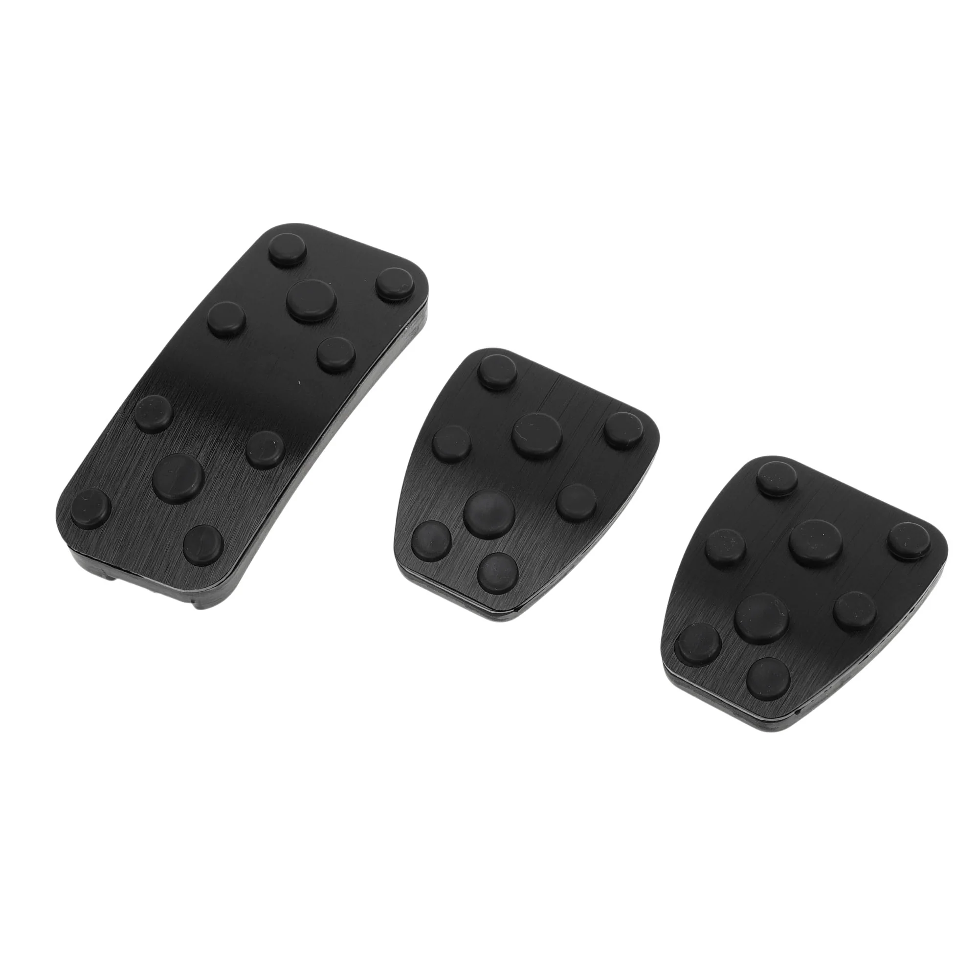 3 Pcs Foot Accelerator Pedal Covers for Subaru Forester 2006-2018 Black