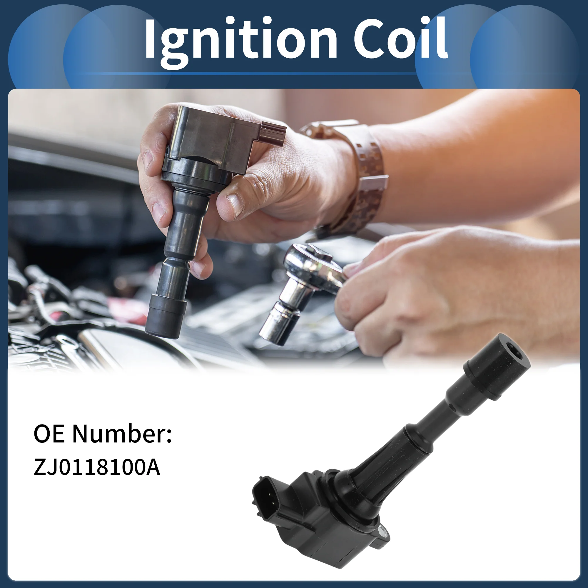 Ignition Coil Ignition Coil Pack No.ZJ0118100A for Mazda 3 2003-2009 - Image 3