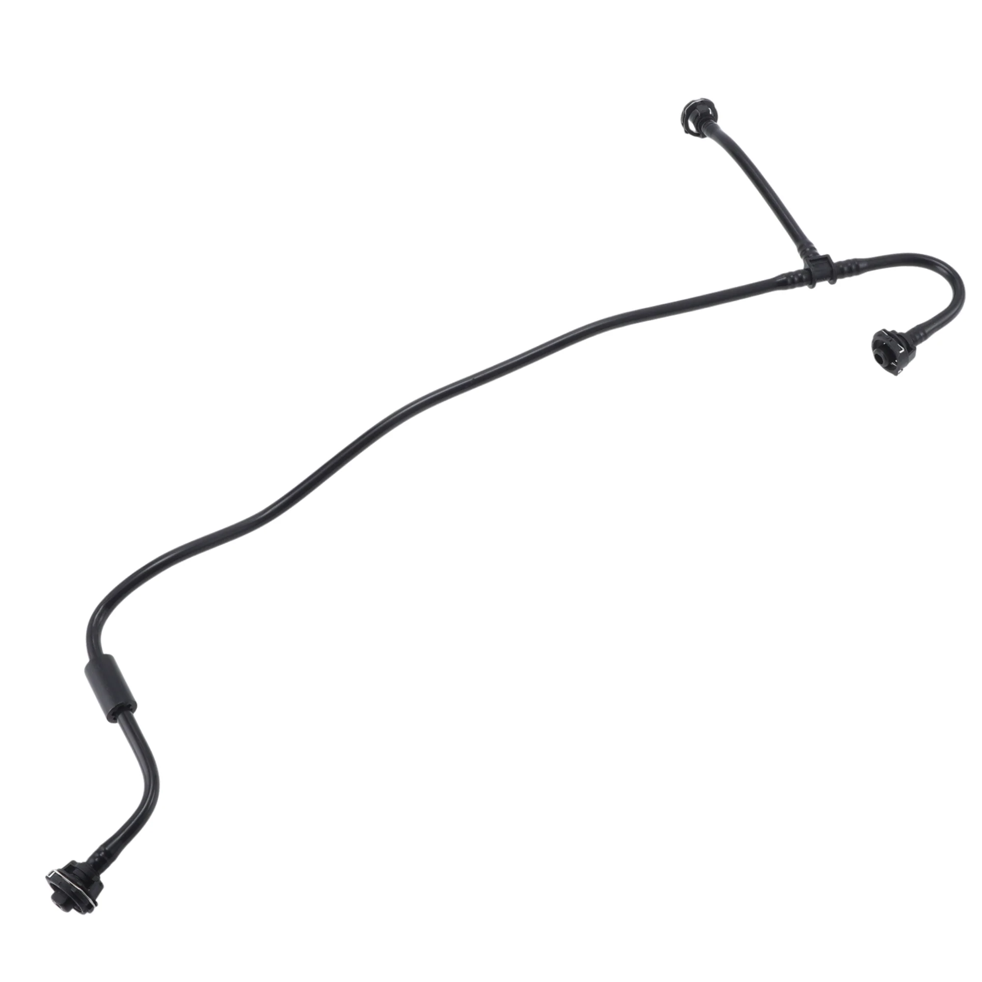 Radiator Hose Heater Hose Radiator Outlet Hose Pipe No.4KD121081D for Audi A6L 2005-2012 Plastic Coolant Pipe Black 1 Pc