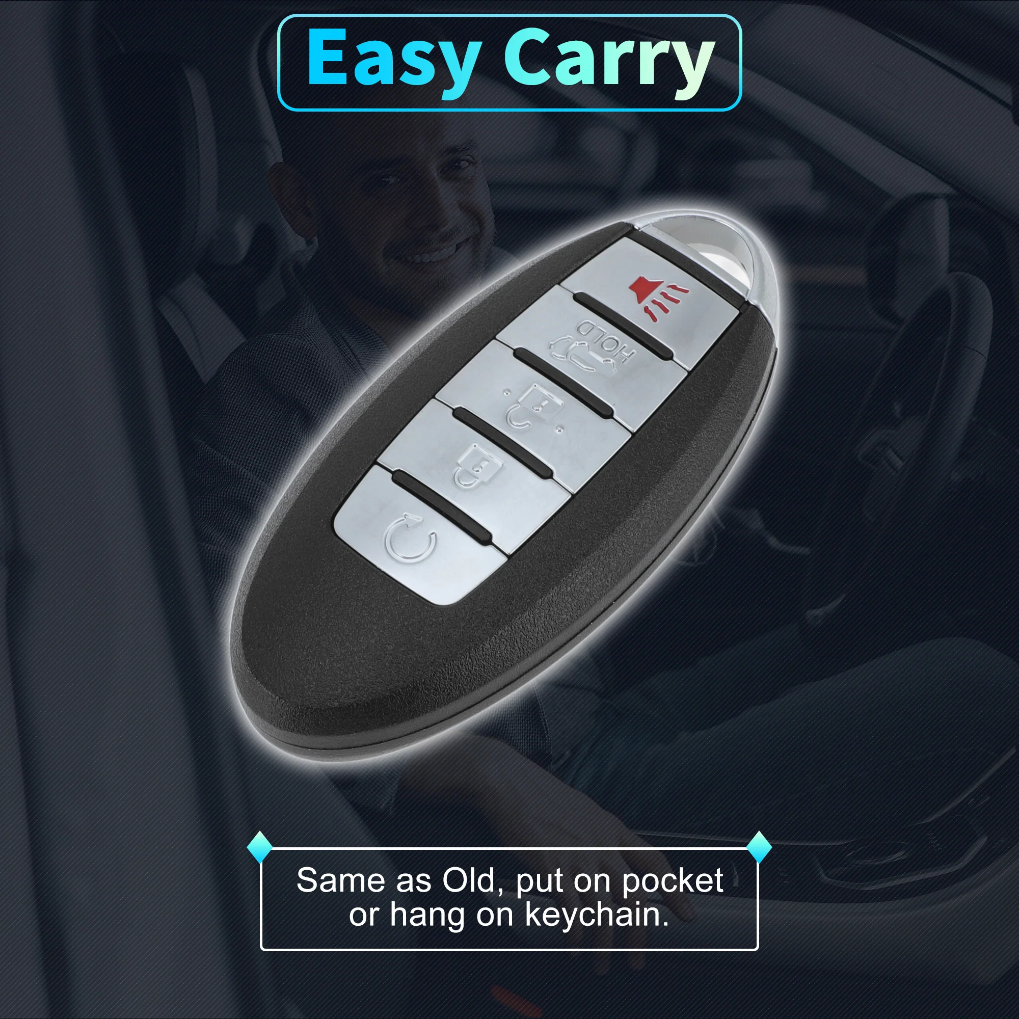 KR5S180144014 433Mhz Keyless Entry Remote Key Fob for Infiniti QX60 2016-2018 - Image 6
