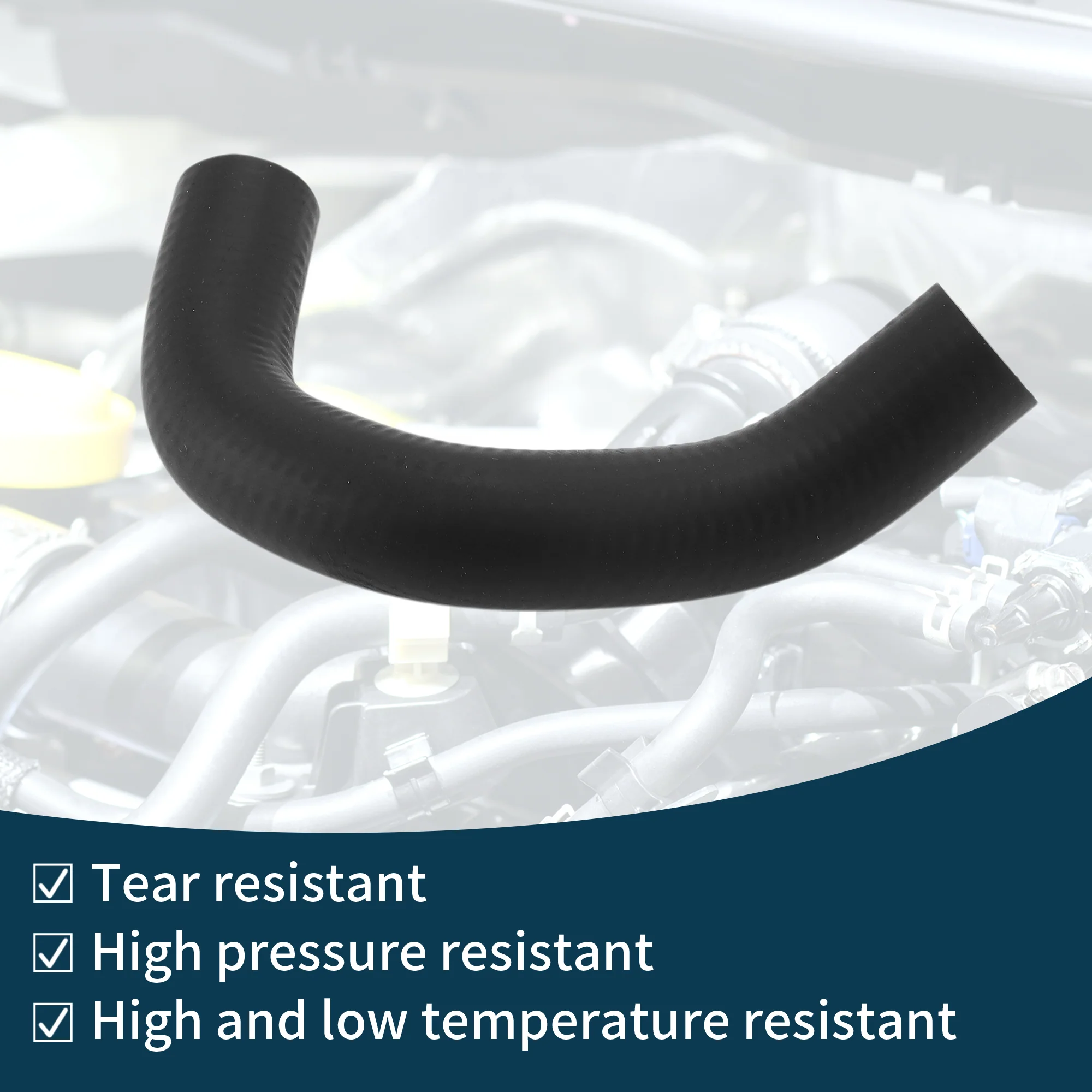 Radiator Hose Heater Hose Radiator Outlet Hose Pipe No.55596898 for Opel for Astra 2009-2018 Rubber Coolant Pipe Black 1 Pcs - Image 6