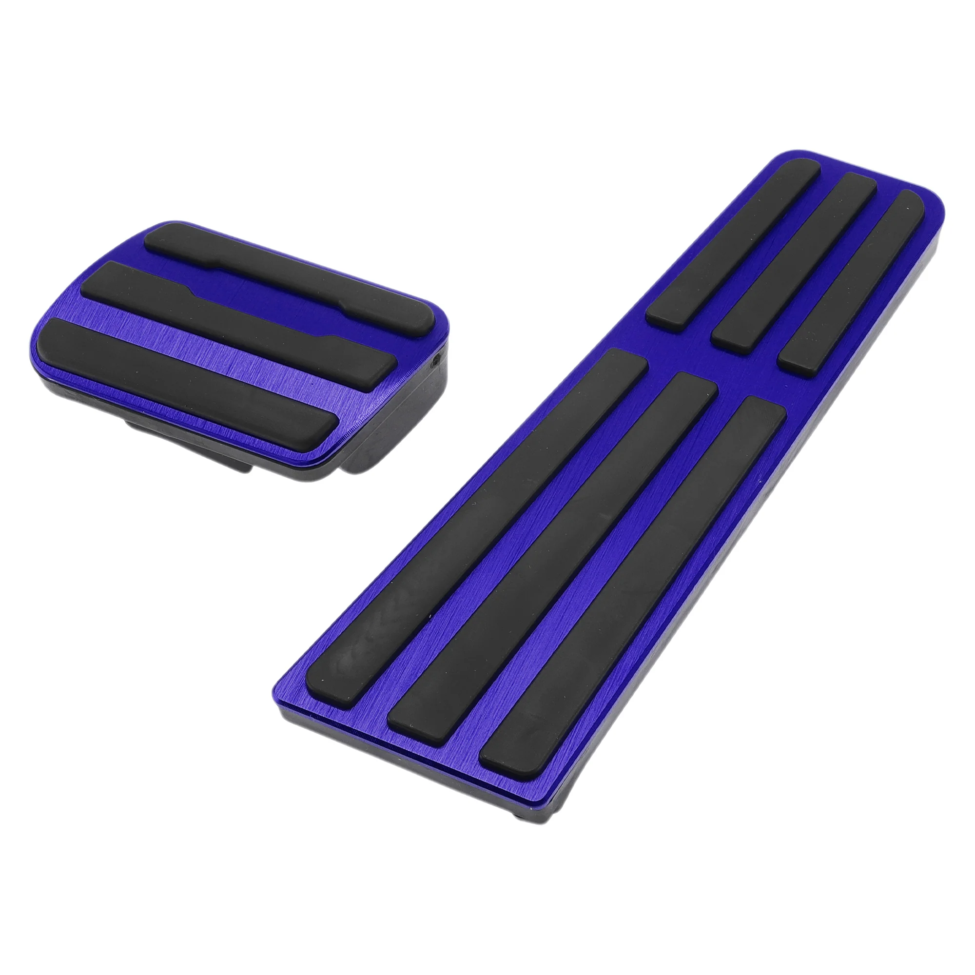 2 Pcs Automatic Foot Accelerator Pedal Covers for Porsche 718/911 No Mark Blue