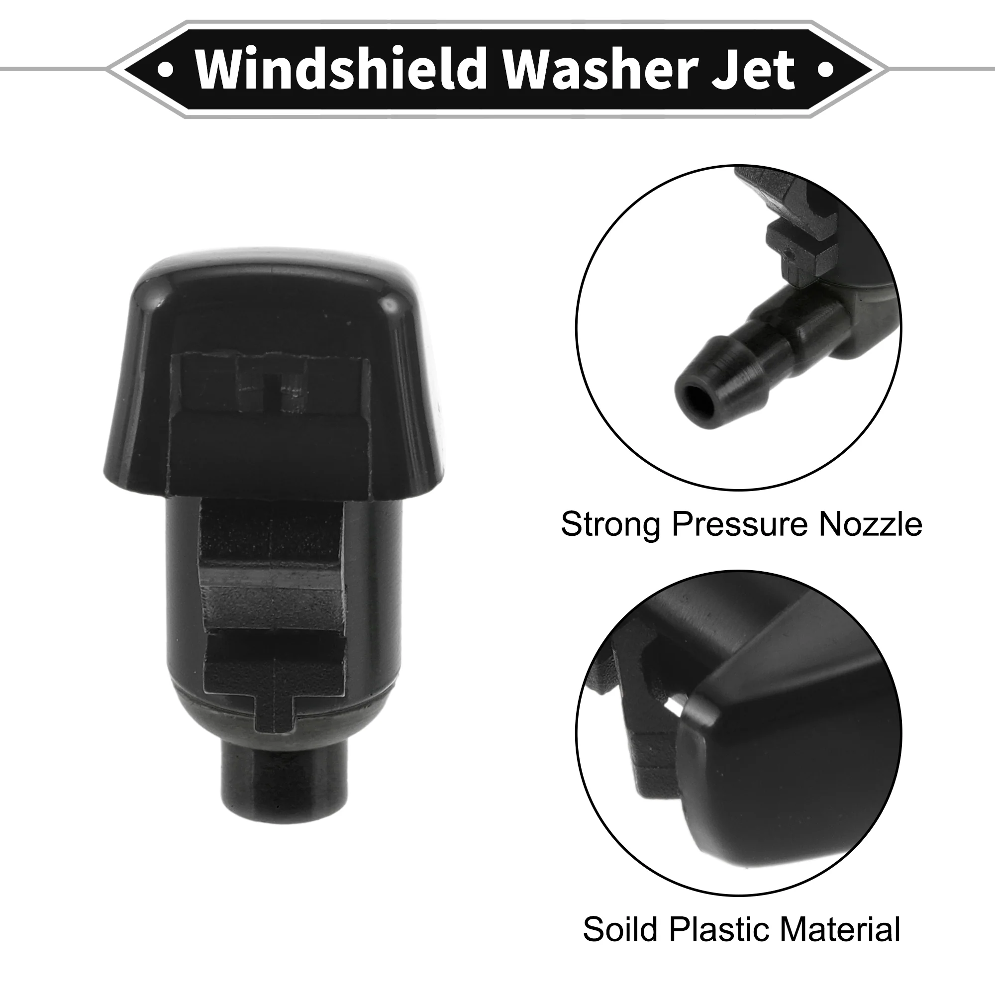 Front Windshield Washer Nozzle 2 Pcs Gasket for Dodge Durango WD 2011-2023 Windshield Spray Nozzles Wiper Spray Washer Jet No.68269108AA/5182367AA - Image 6