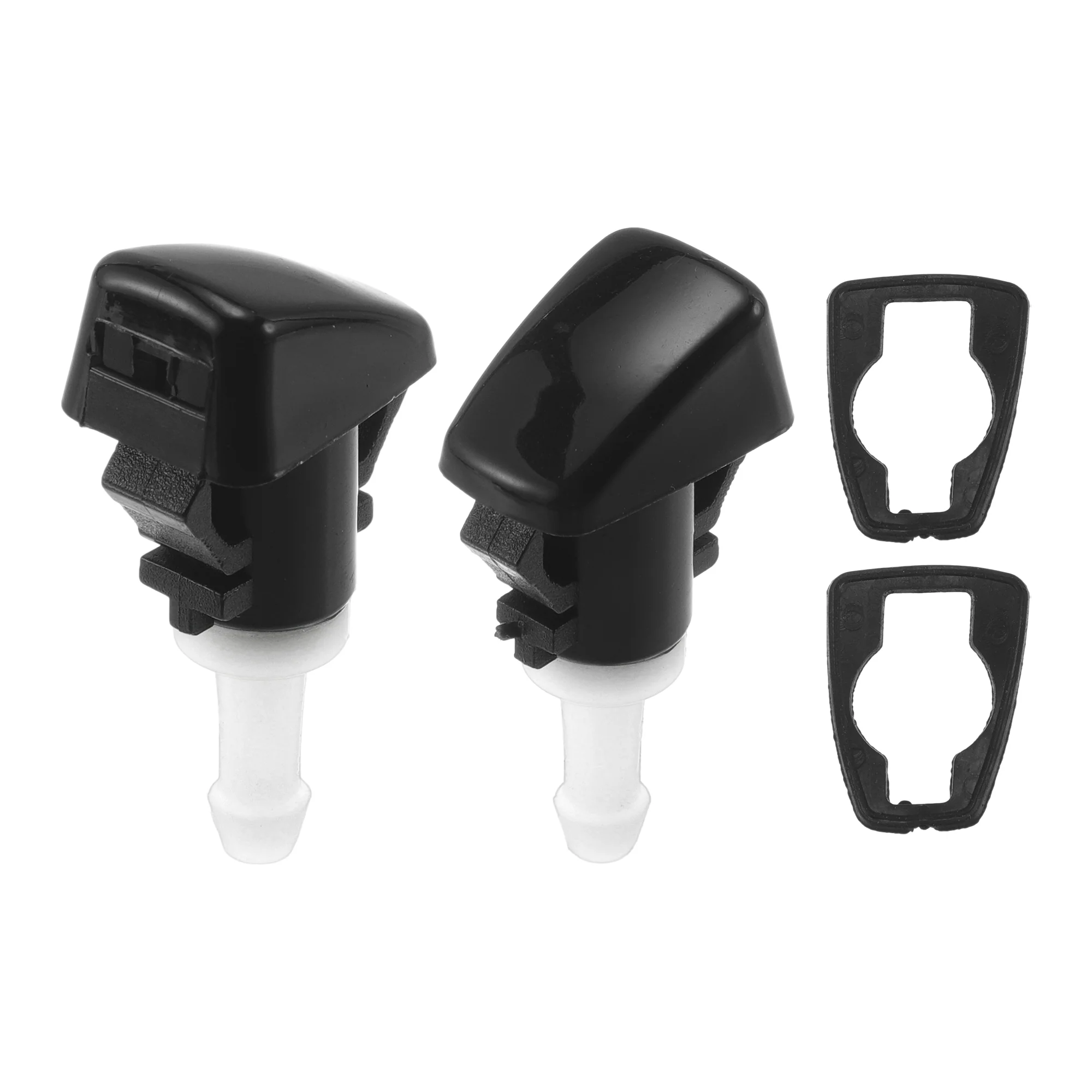 2 Pcs Front Windshield Washer Nozzle 2 Pcs Gasket for Kia Borrego 3.8L 08-12 Windshield Spray Nozzles Wiper Spray Washer Jet No.986303J000