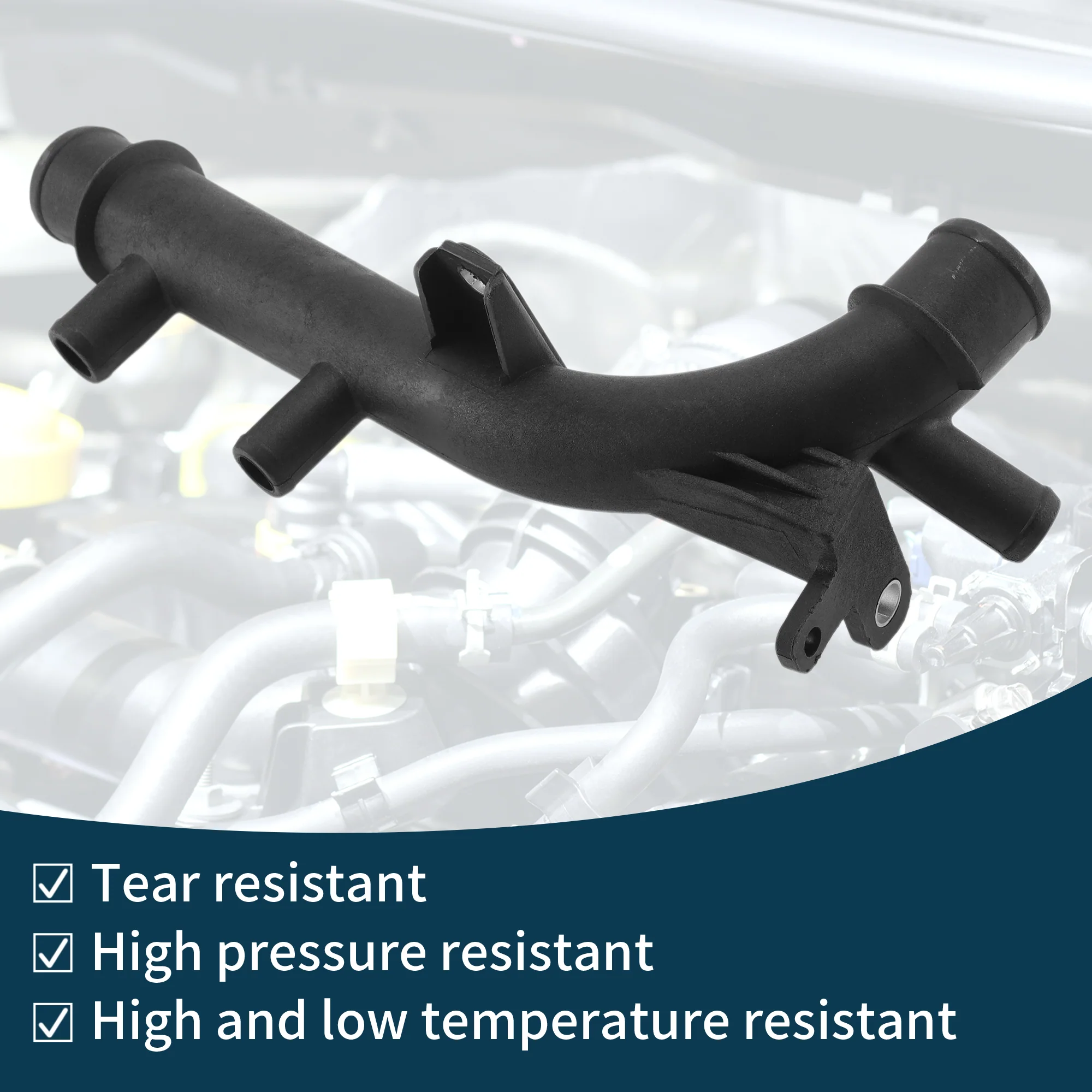 Radiator Hose Heater Hose Radiator Outlet Hose Pipe No.96817595 Metal Downpipe - Image 5