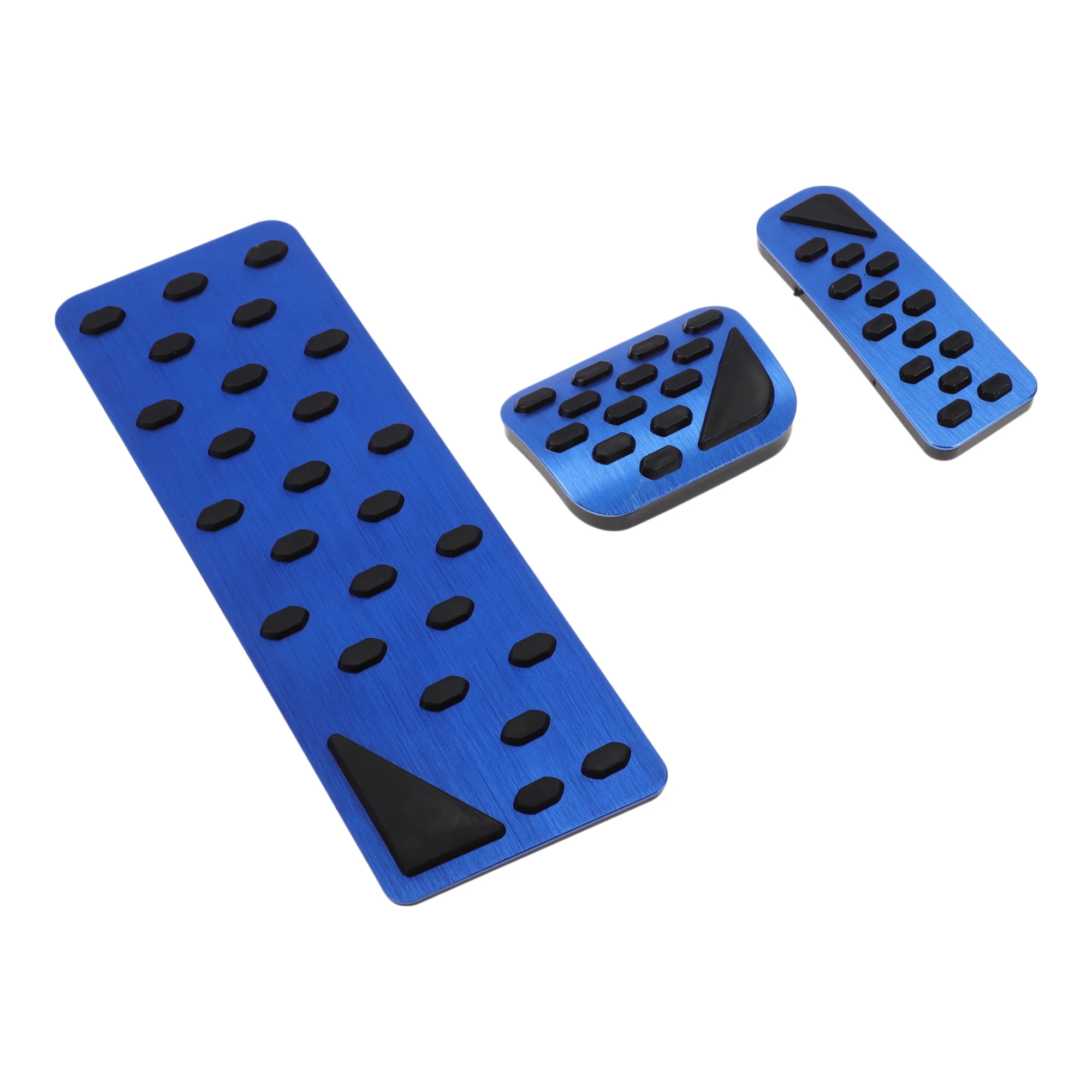 3 Pcs Automatic Foot Accelerator Pedal Covers for Jeep Grand Cherokee 2023 Blue