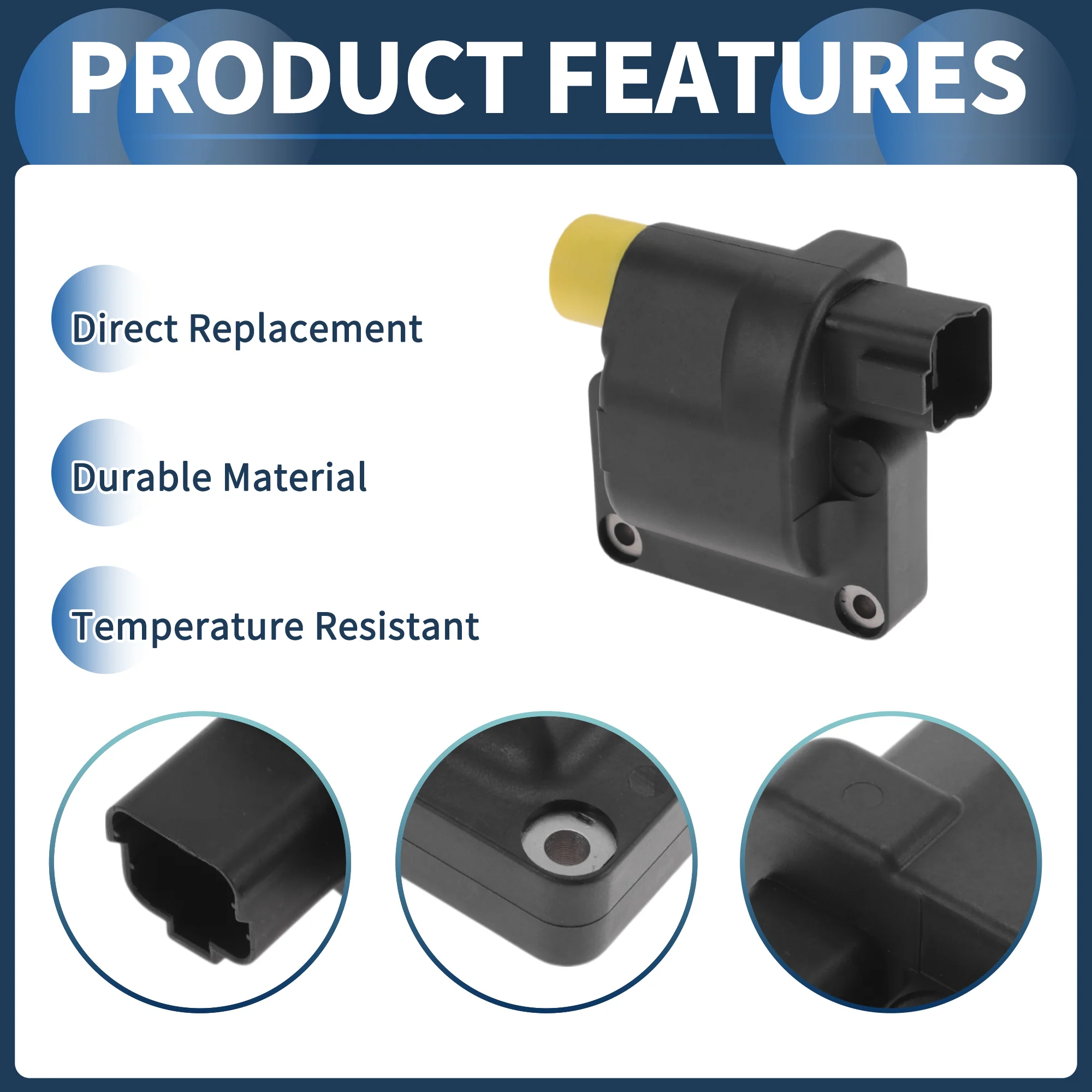 Ignition Coil Ignition Coil Pack No.30510 for Kia Pride 1991-1996 - Image 4
