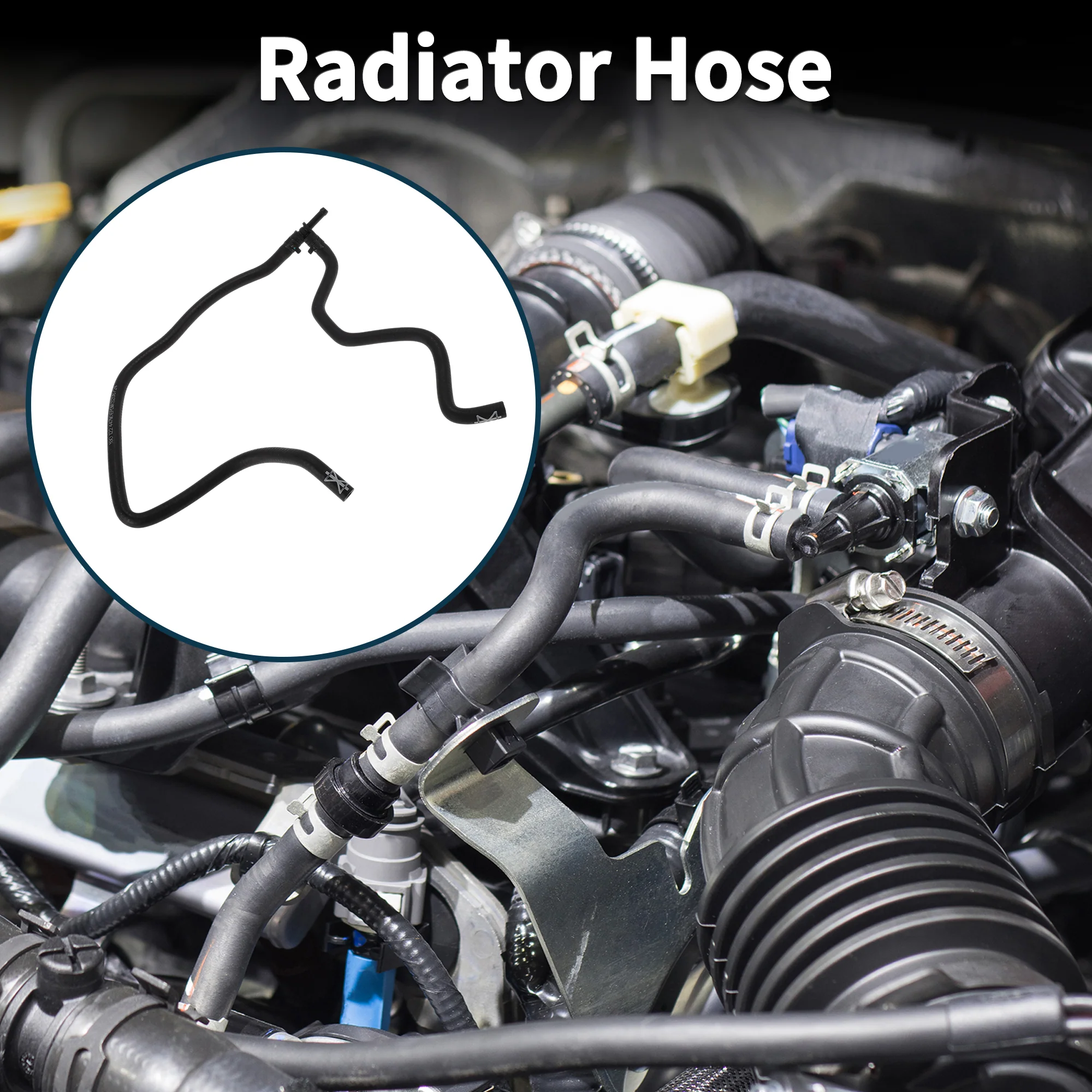 Radiator Hose No.5KD121447 for Skoda Octavia 2007-2015 Cooling Liquid Tube - Image 2