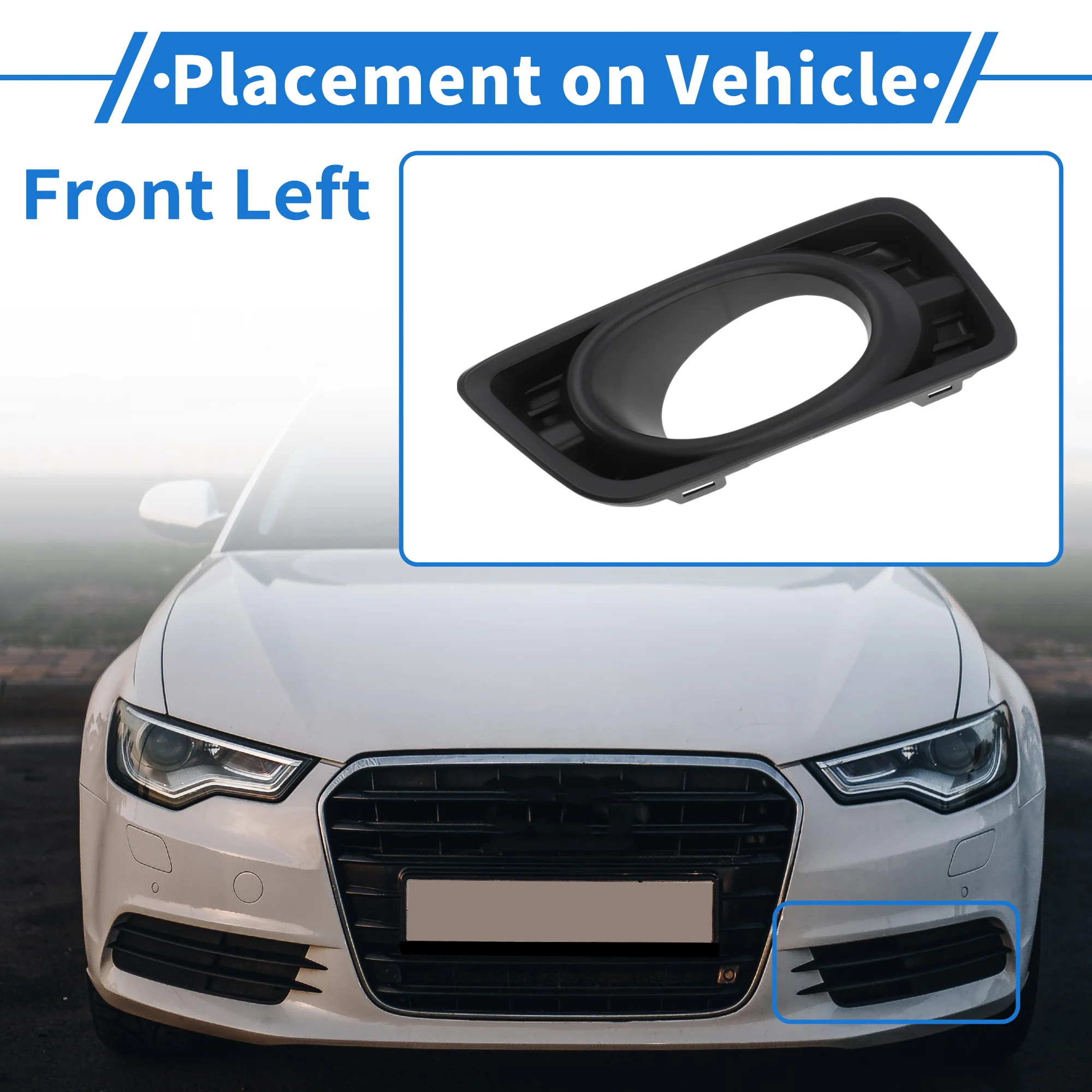 Front Left Fog Light Grill No.71109TM0T10 for Honda Fit 2012-2014 - Image 3