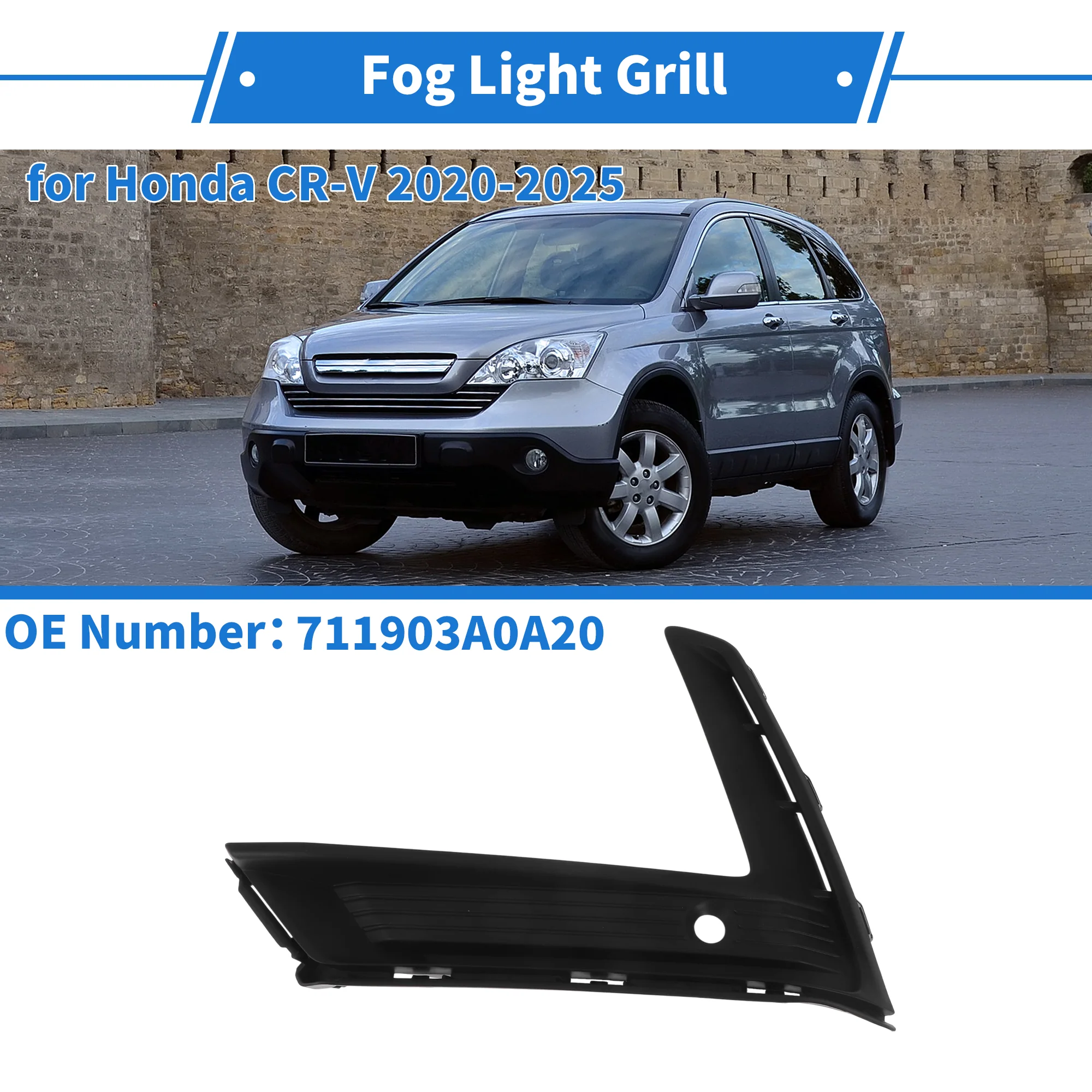Front Left Fog Light Grill No.711903A0A20 for Honda CR-V 2020-2025 - Image 2