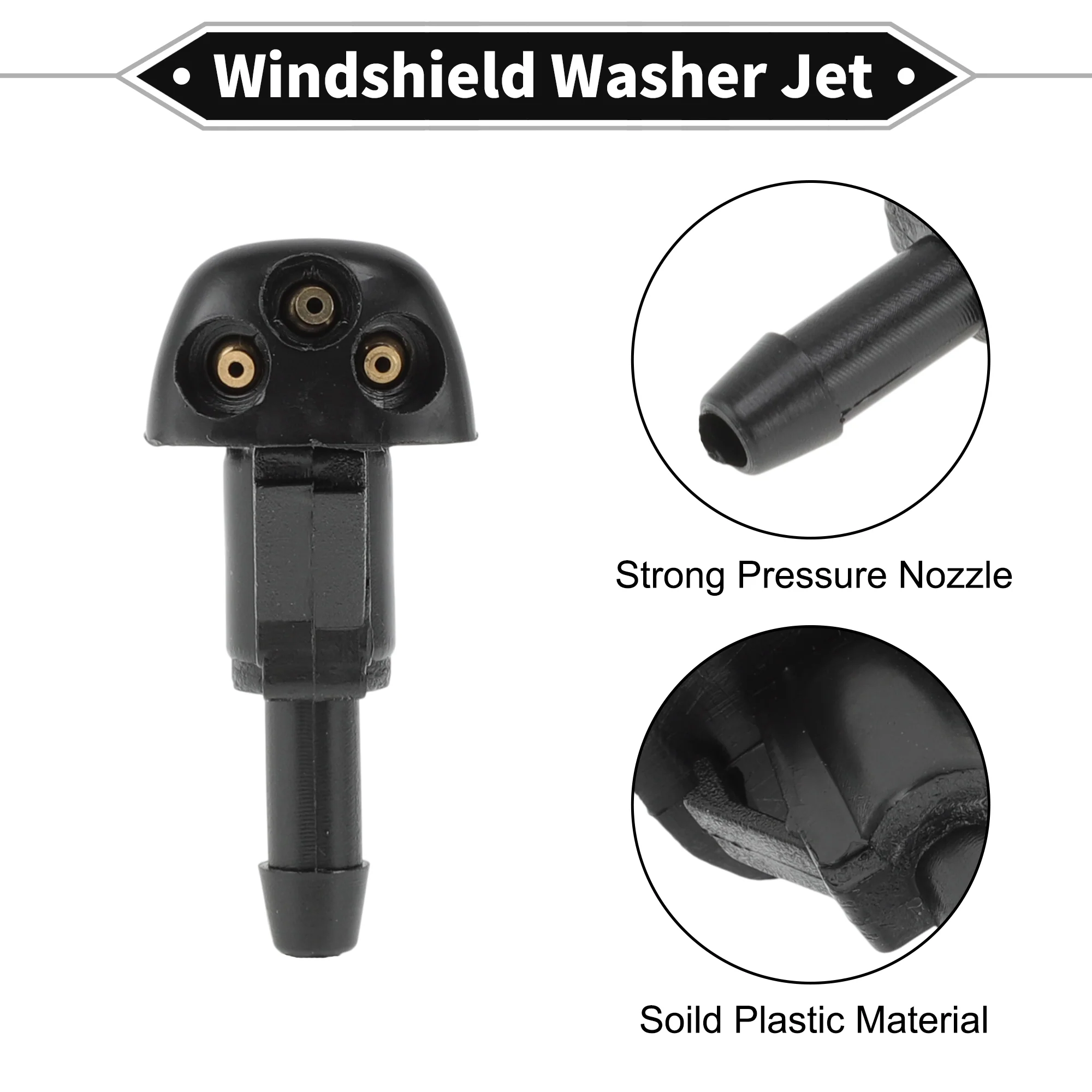 2x Front Windshield Wiper Washer Nozzle Spray Jet for Toyota 4Runner 2003-2009 - Image 5