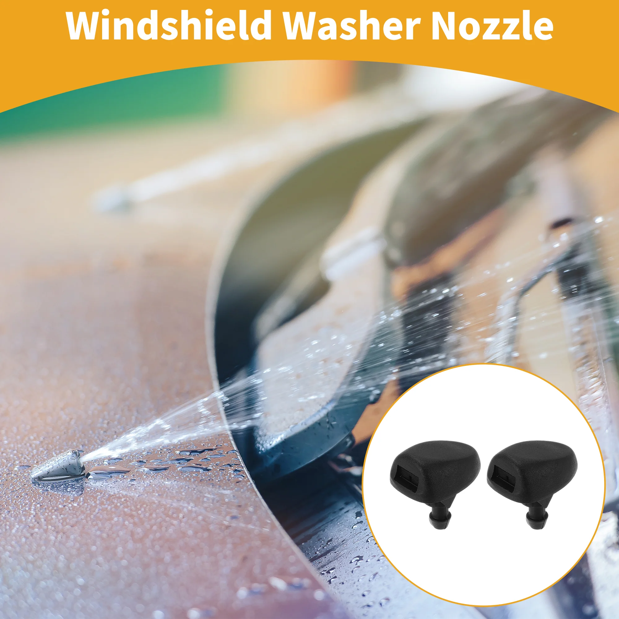 2 Pcs Front Windshield Washer Nozzle for Peugeot 207 2007 2015 No.6438Y3 - Image 2