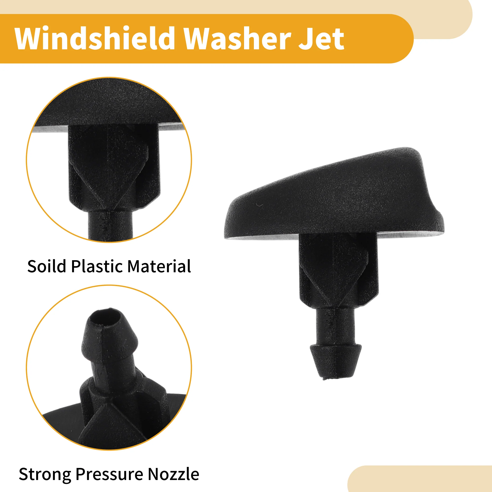 2 Pcs Front Windshield Washer Nozzle for Peugeot 207 2007 2015 No.6438Y3 - Image 5