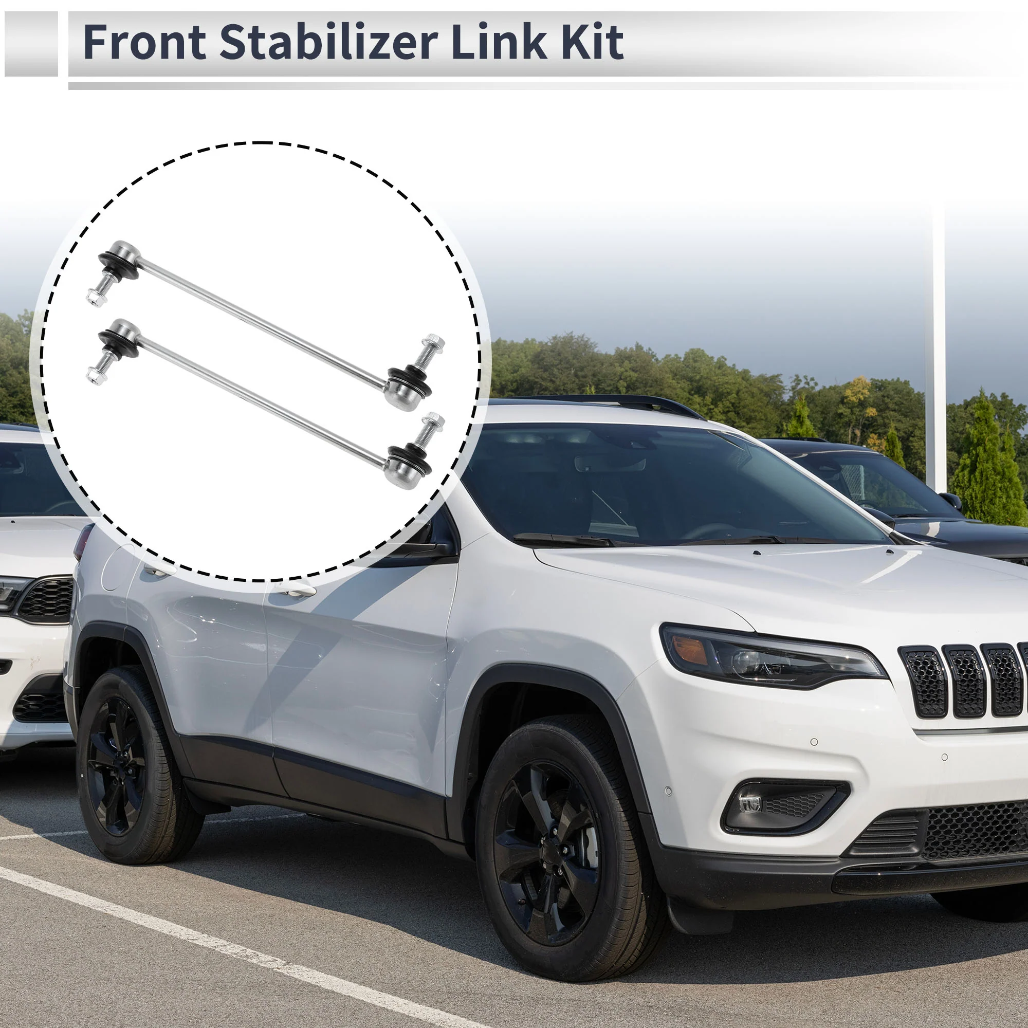 Front Stabilizer Bar Links for JEEP CHEROKEE 2014-2023 No.K750742/TC5861 2 Pcs - Image 3