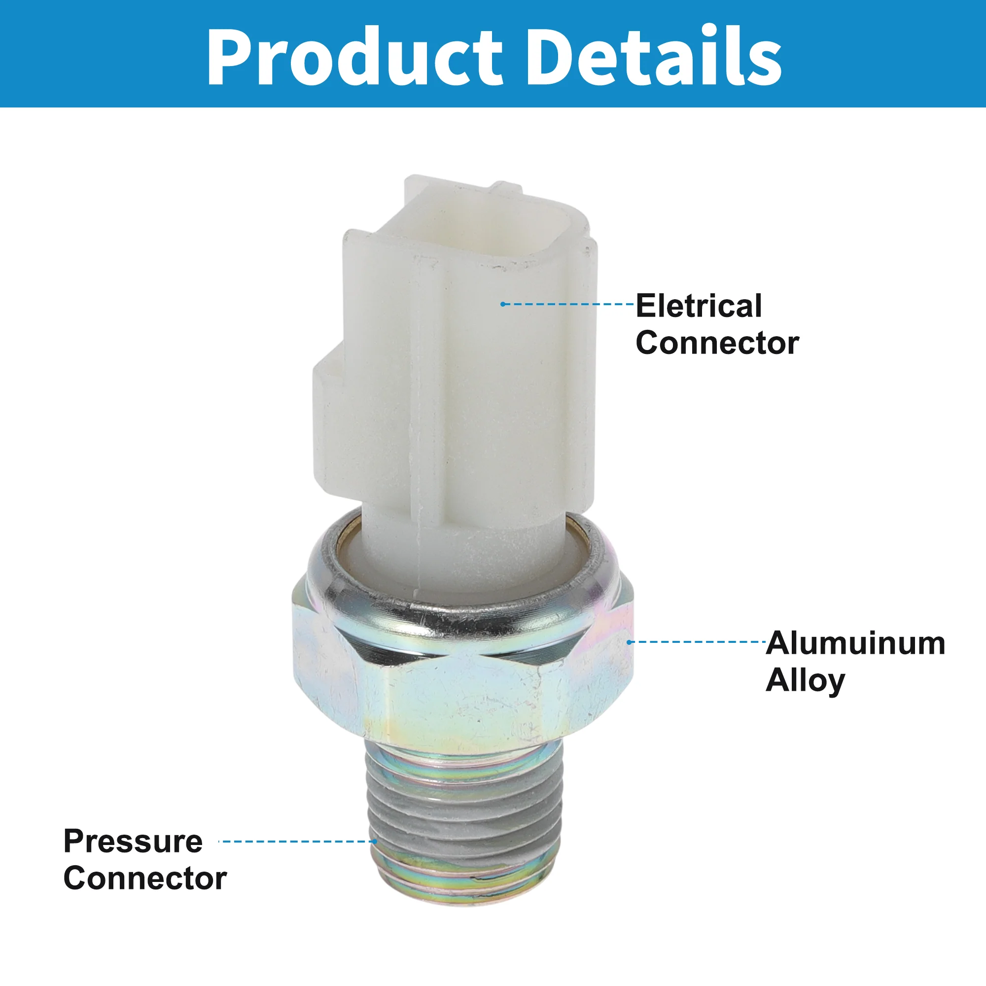No.1U5Z9278DA Engine Oil Pressure Sensor for Ford Crown Victoria 2008-2011 - Image 6
