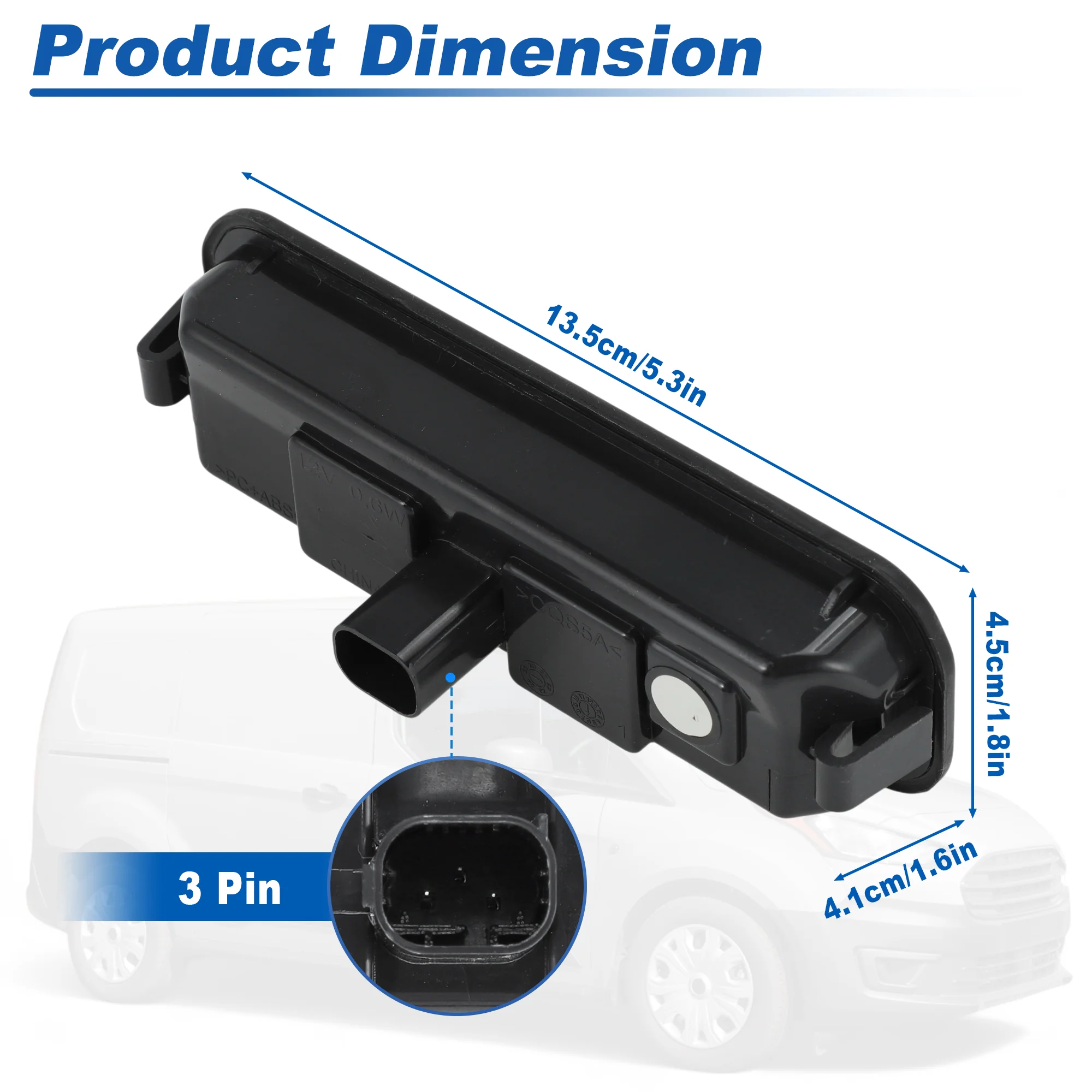 Tailgate Release Button Trunk Switch for Ford Transit Connect 2014-2023 - Image 4