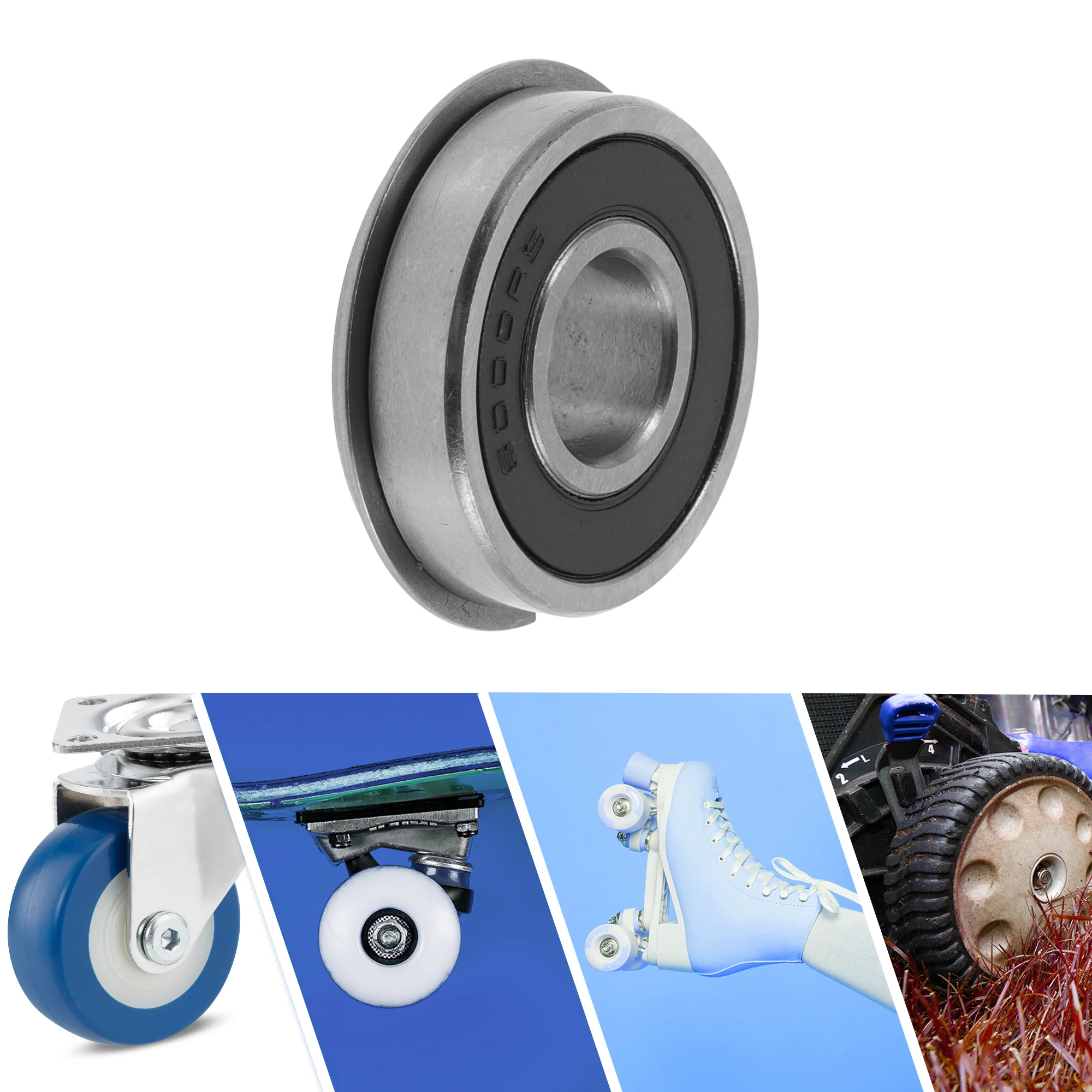6000NR2RS Deep Groove Ball Bearings 10x26x8mm 1Pc Scooter Skateboard Wheel - Image 2