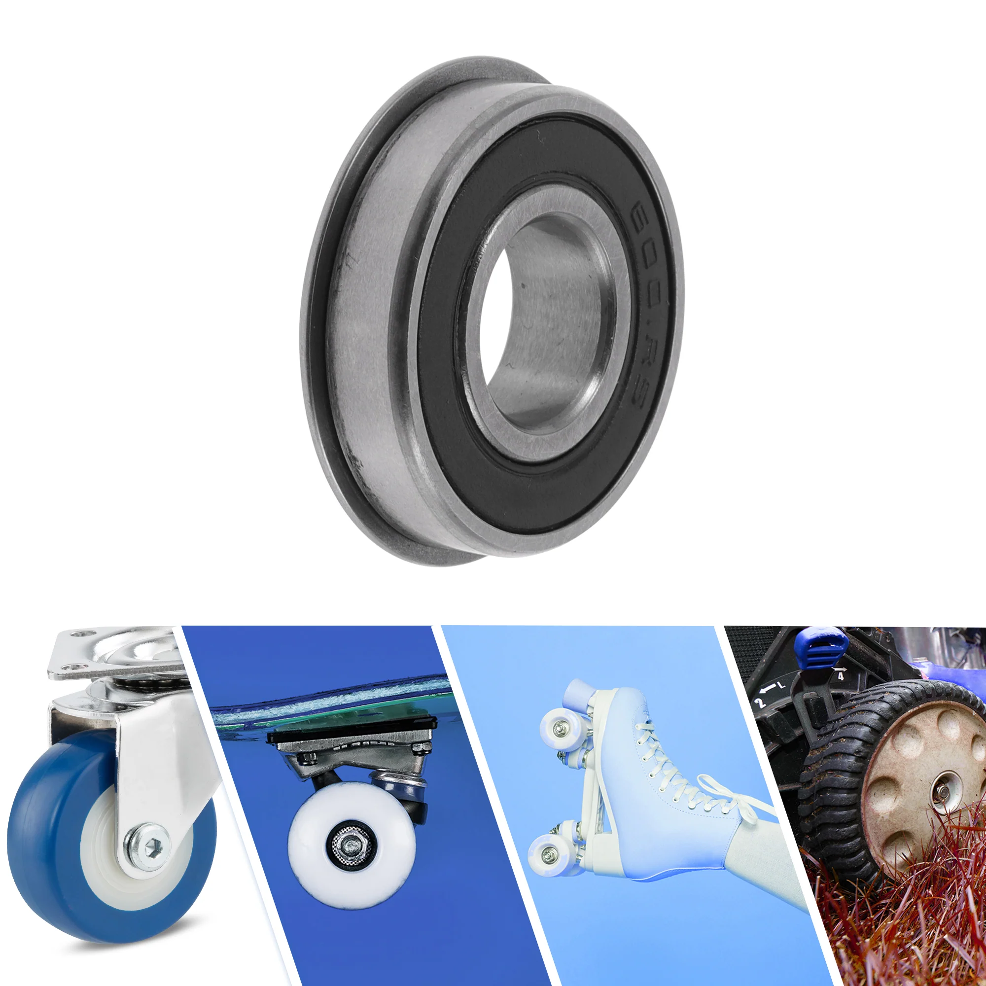6001NR2RS Deep Groove Ball Bearings 12x28x8mm 1Pc Scooter Skateboard Wheel - Image 2