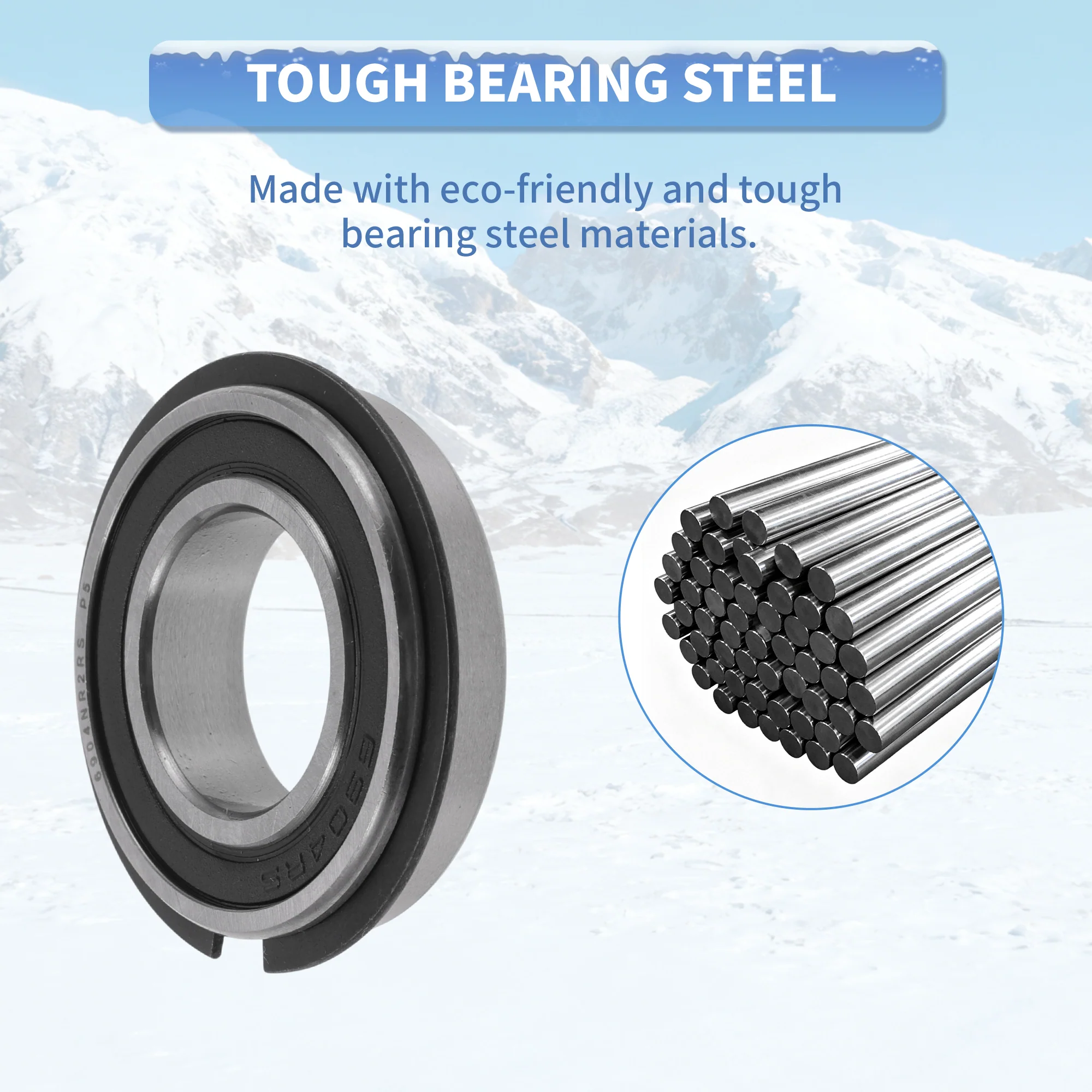 6904NR2RS Deep Groove Ball Bearings 20x37x9mm 1 Pc Scooter Skateboard Wheel - Image 6