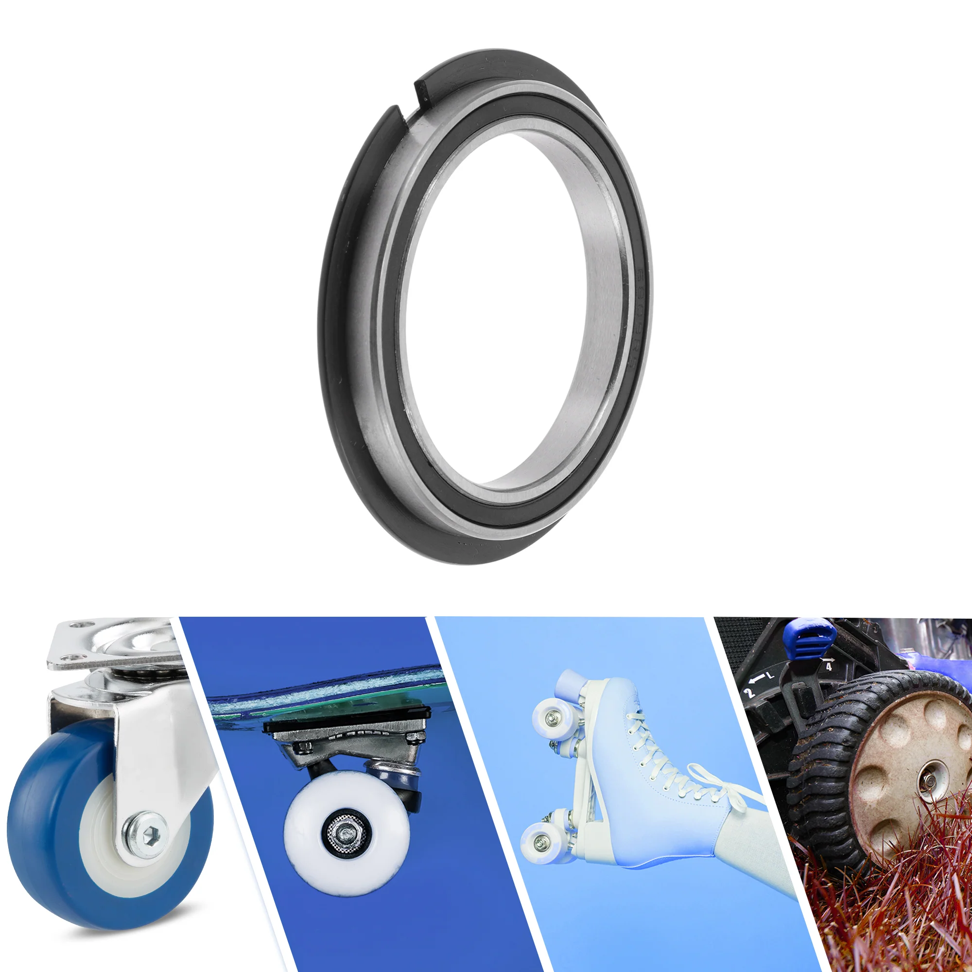 6809NR2RS Deep Groove Ball Bearings 45x58x7mm 1Pc Scooter Skateboard Wheel - Image 2